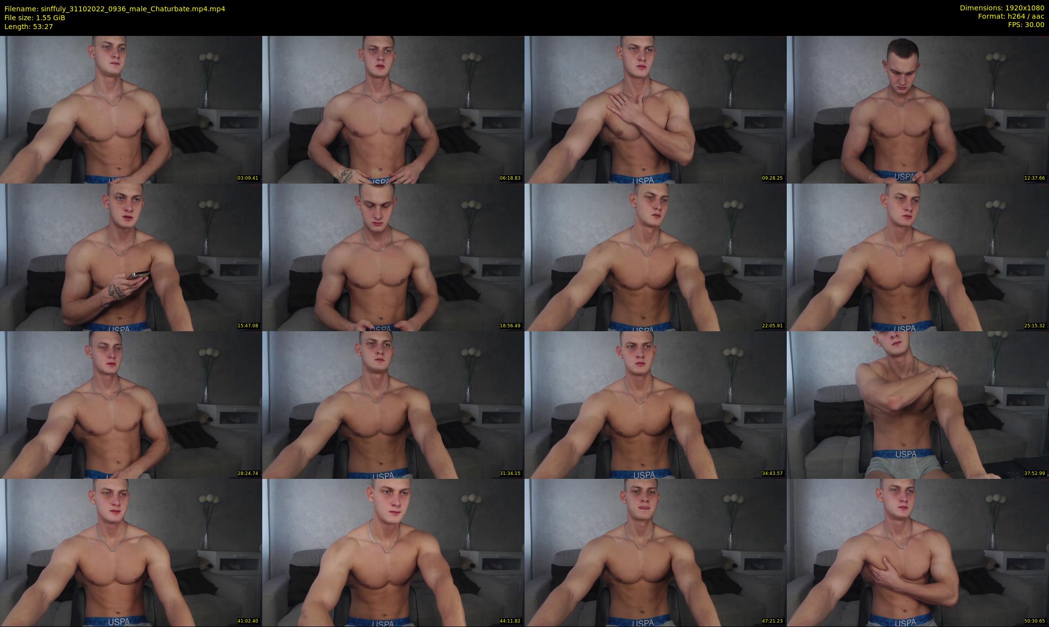 sinffuly — 54 minute Chaturbate male cam show recording, 1080p, Oct 31, 2022