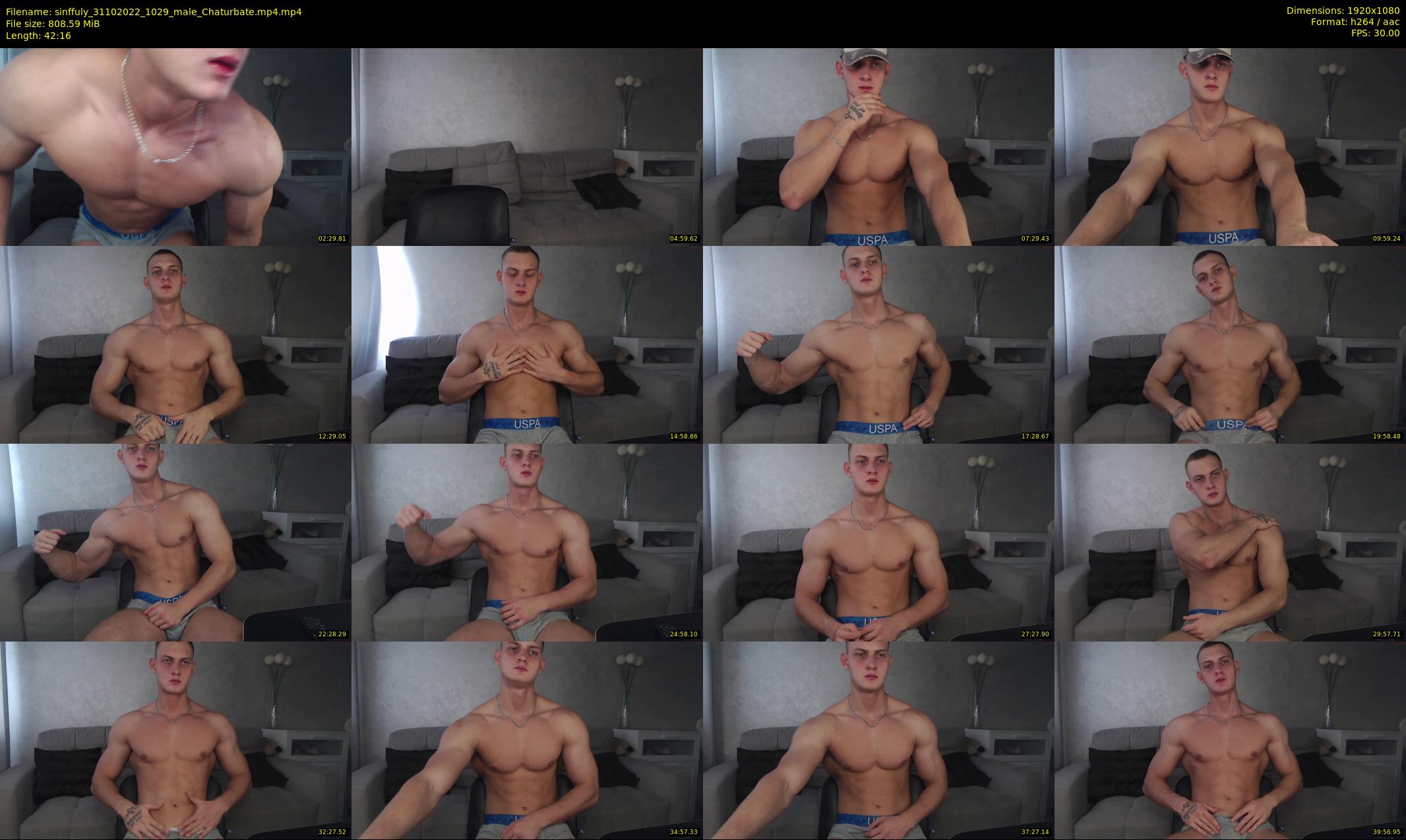sinffuly — 43 minute Chaturbate male cam show recording, 1080p, Oct 31, 2022