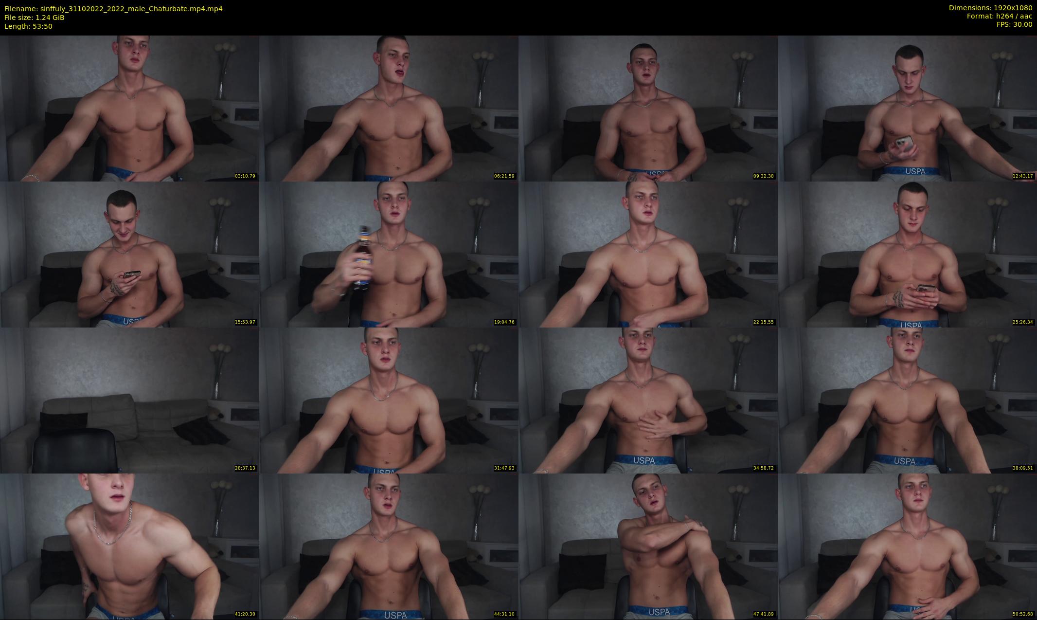 sinffuly — 54 minute Chaturbate male cam show recording, 1080p, Oct 31, 2022