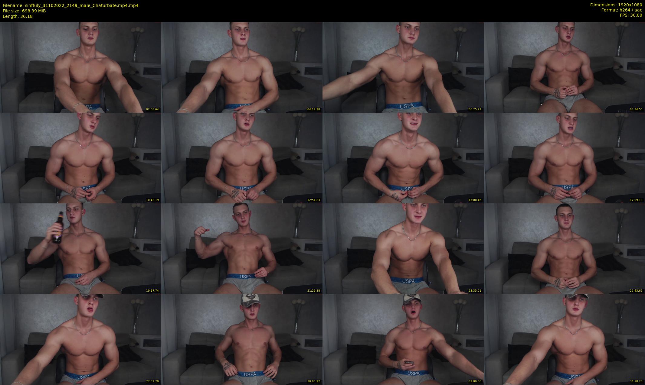 sinffuly — 37 minute Chaturbate male cam show recording, 1080p, Oct 31, 2022