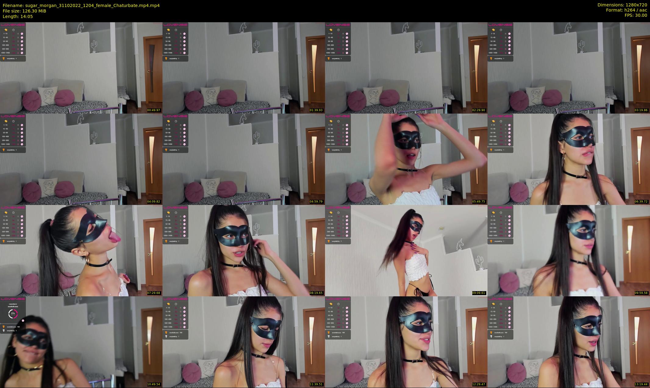 sugar_morgan — 15 minute Chaturbate female cam show recording, 720p, Oct 31, 2022