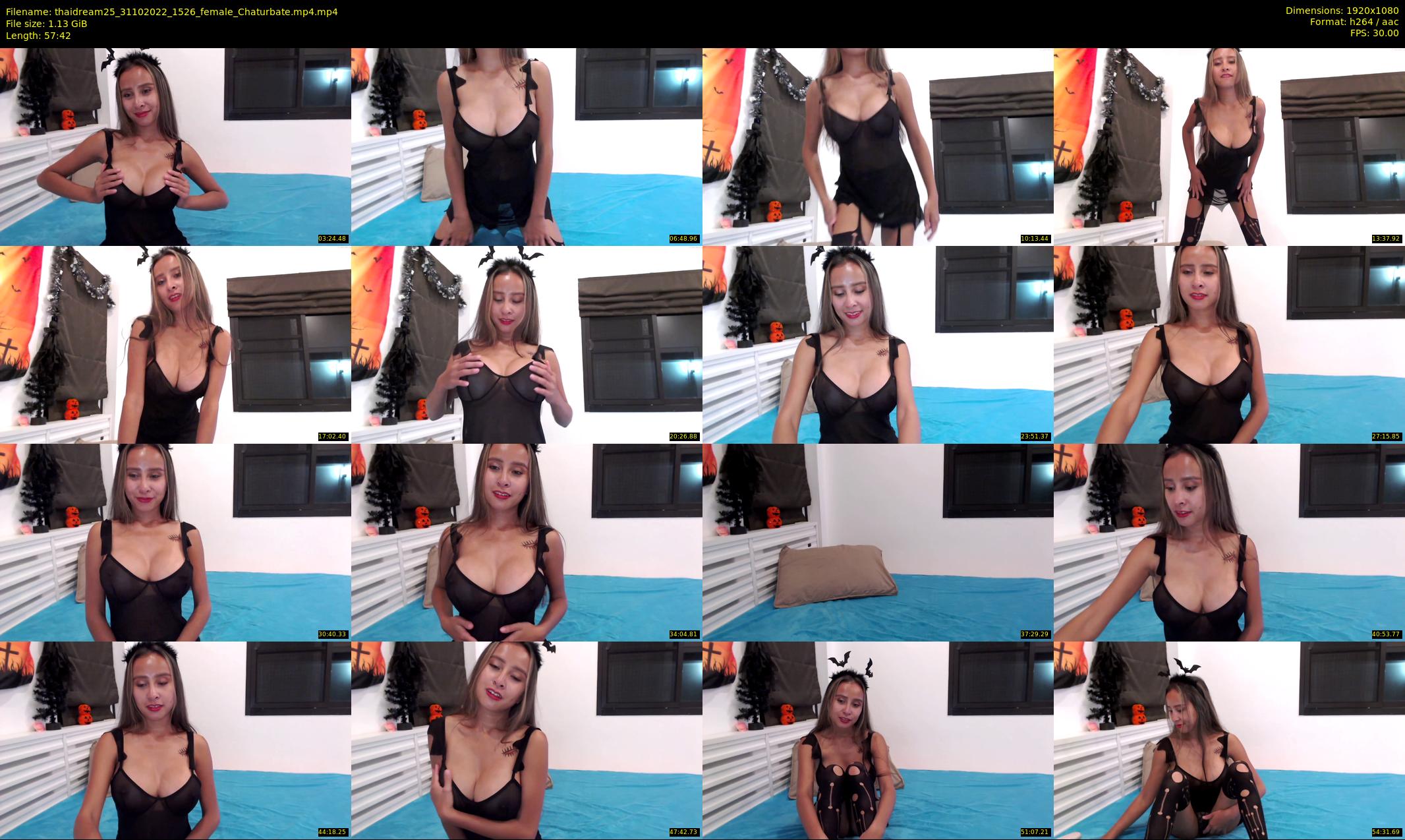 thaidream25 — 58 minute Chaturbate female cam show recording, 1080p, Oct 31, 2022