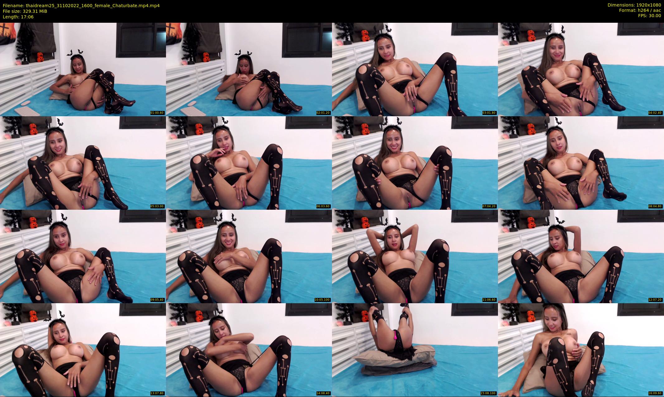 thaidream25 — 18 minute Chaturbate female cam show recording, 1080p, Oct 31, 2022