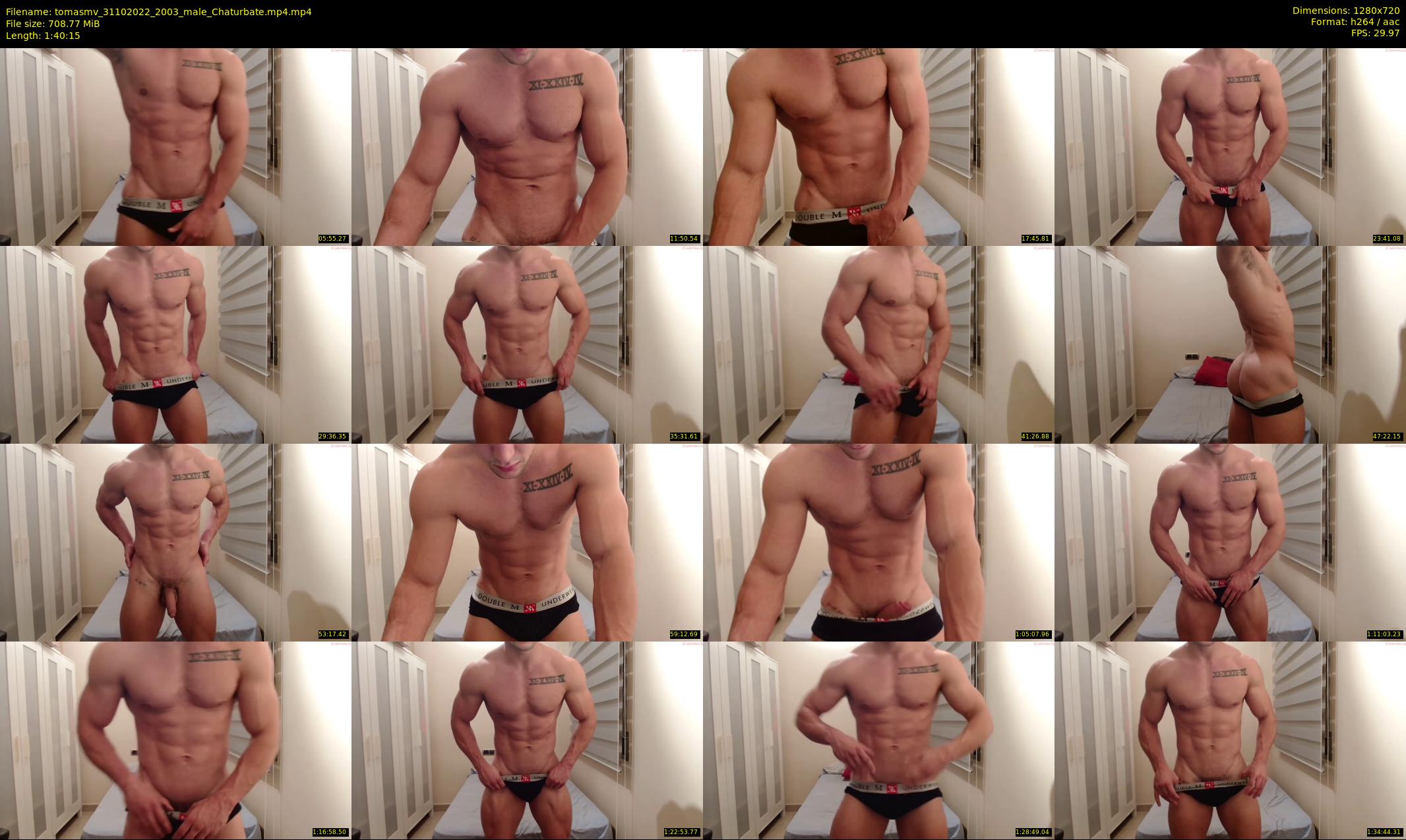 tomasmv — 101 minute Chaturbate male cam show recording, 720p, Oct 31, 2022