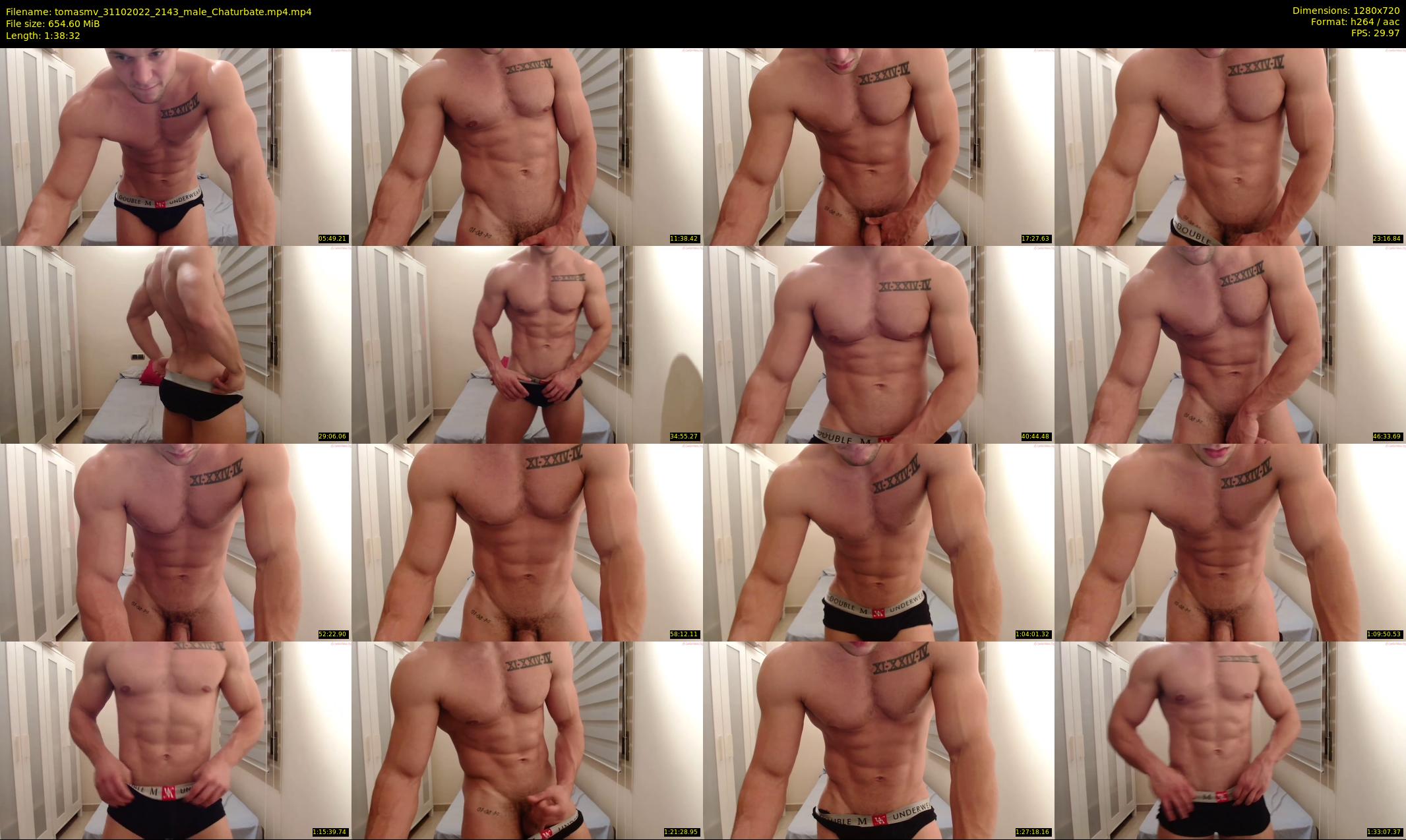 tomasmv — 99 minute Chaturbate male cam show recording, 720p, Oct 31, 2022