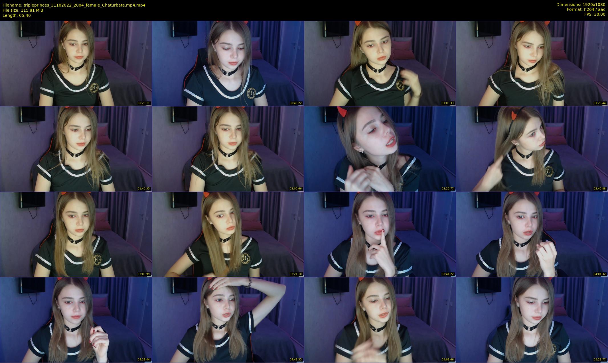 tripleprinces — 6 minute Chaturbate female cam show recording, 1080p, Oct 31, 2022