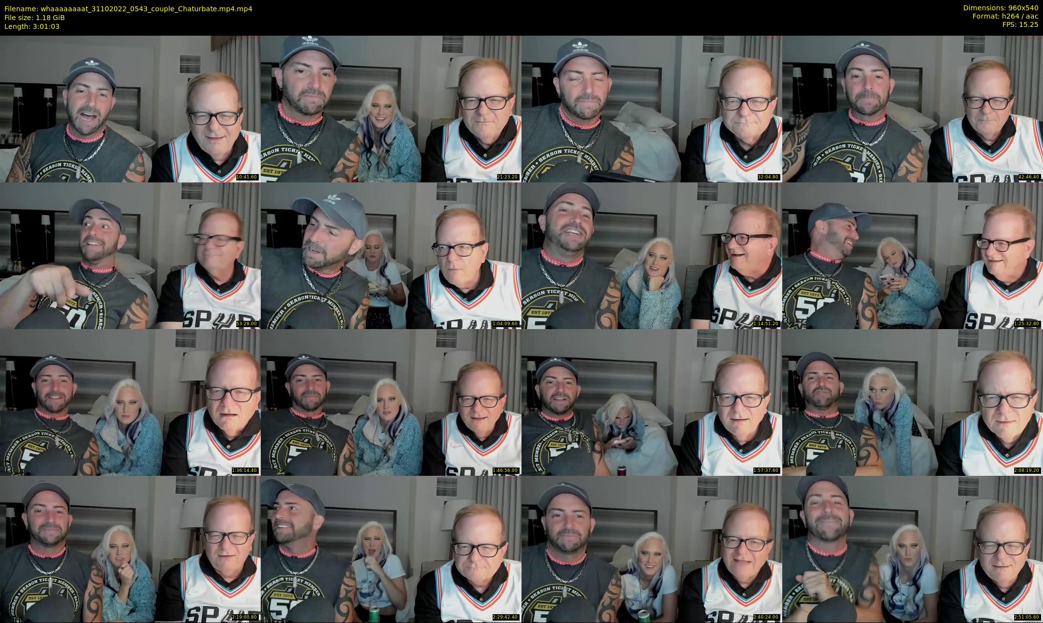 whaaaaaaaat — 182 minute Chaturbate couple cam show recording, 480p, Oct 31, 2022