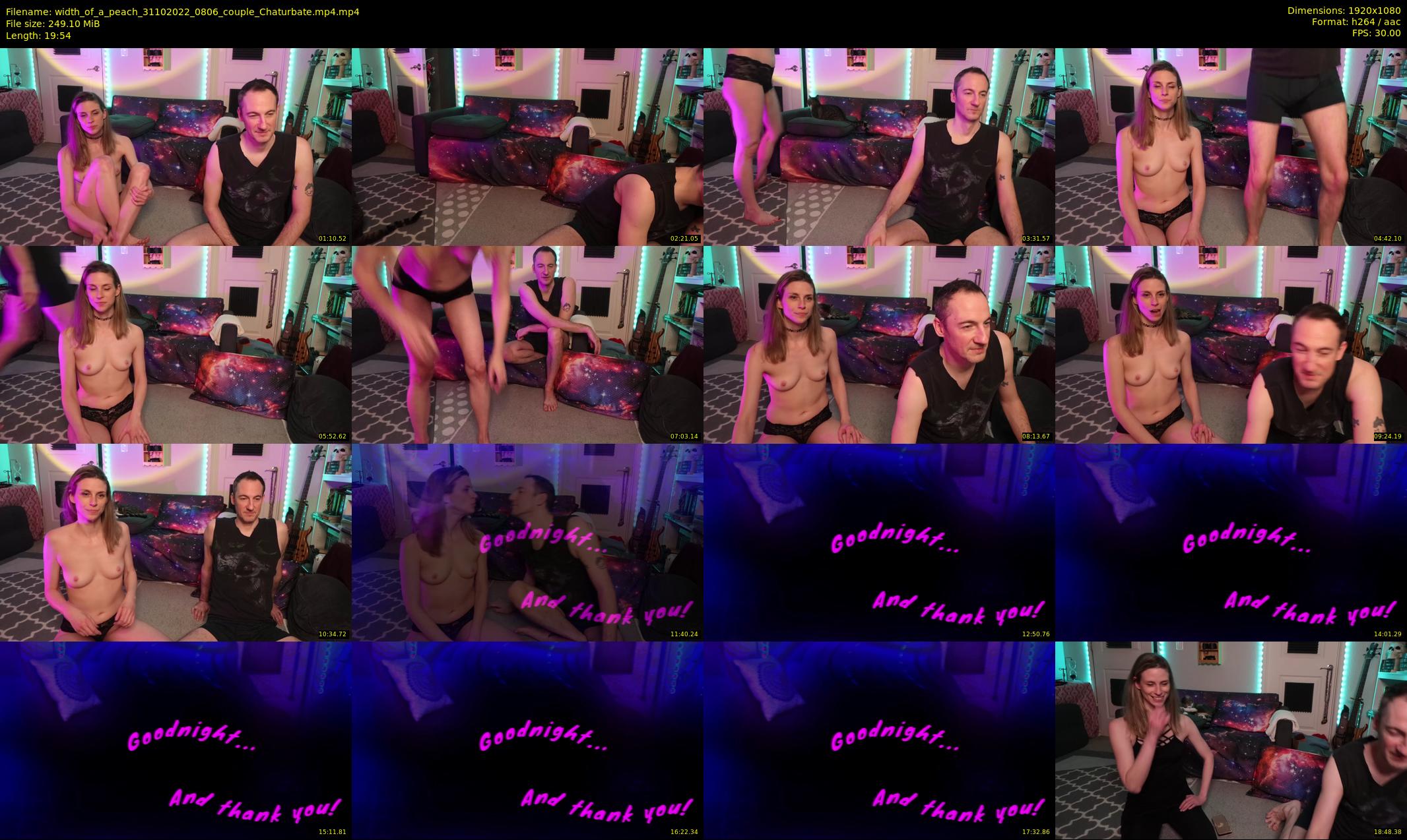 width_of_a_peach — 20 minute Chaturbate couple cam show recording, 1080p, Oct 31, 2022