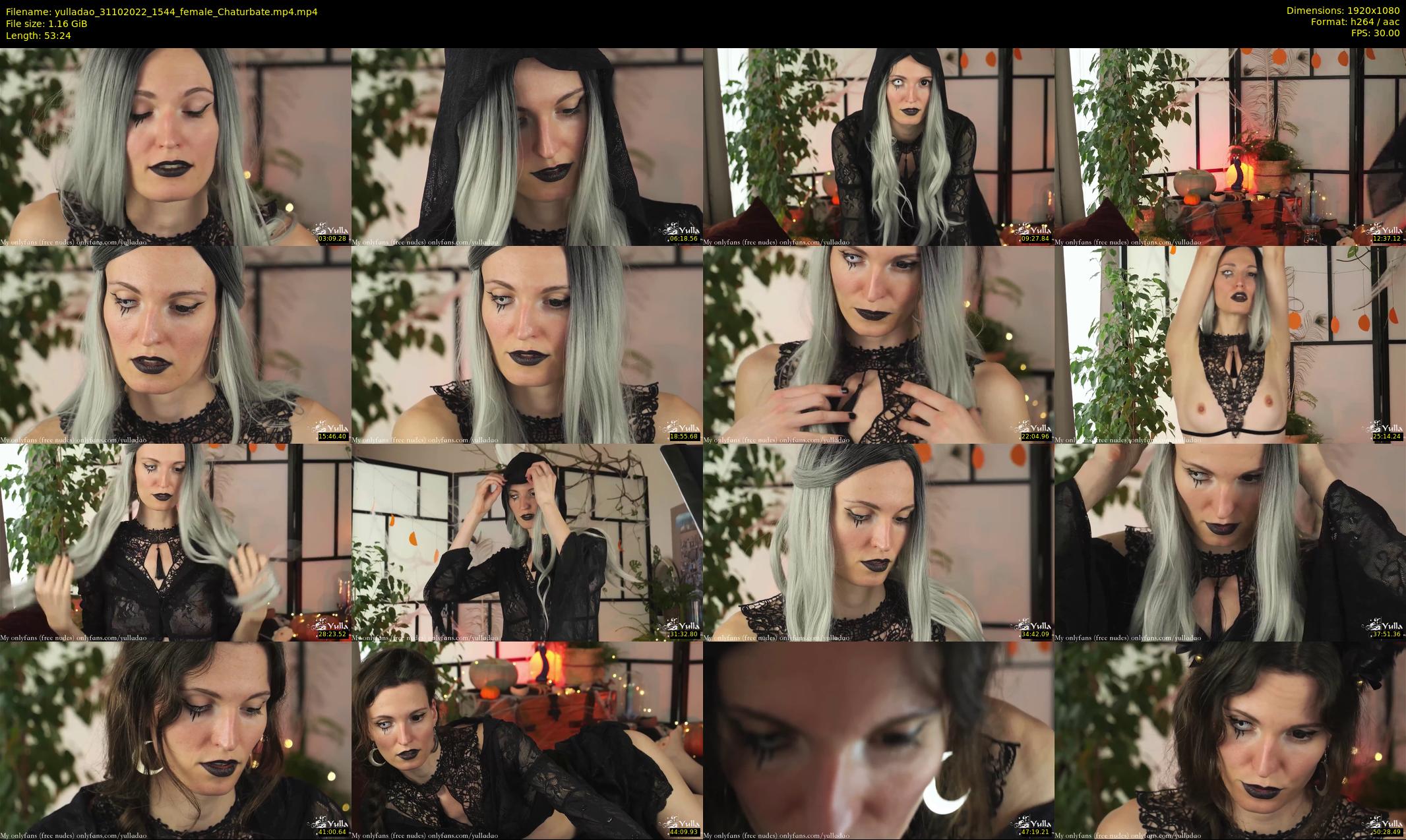 yulladao — 54 minute Chaturbate female cam show recording, 1080p, Oct 31, 2022