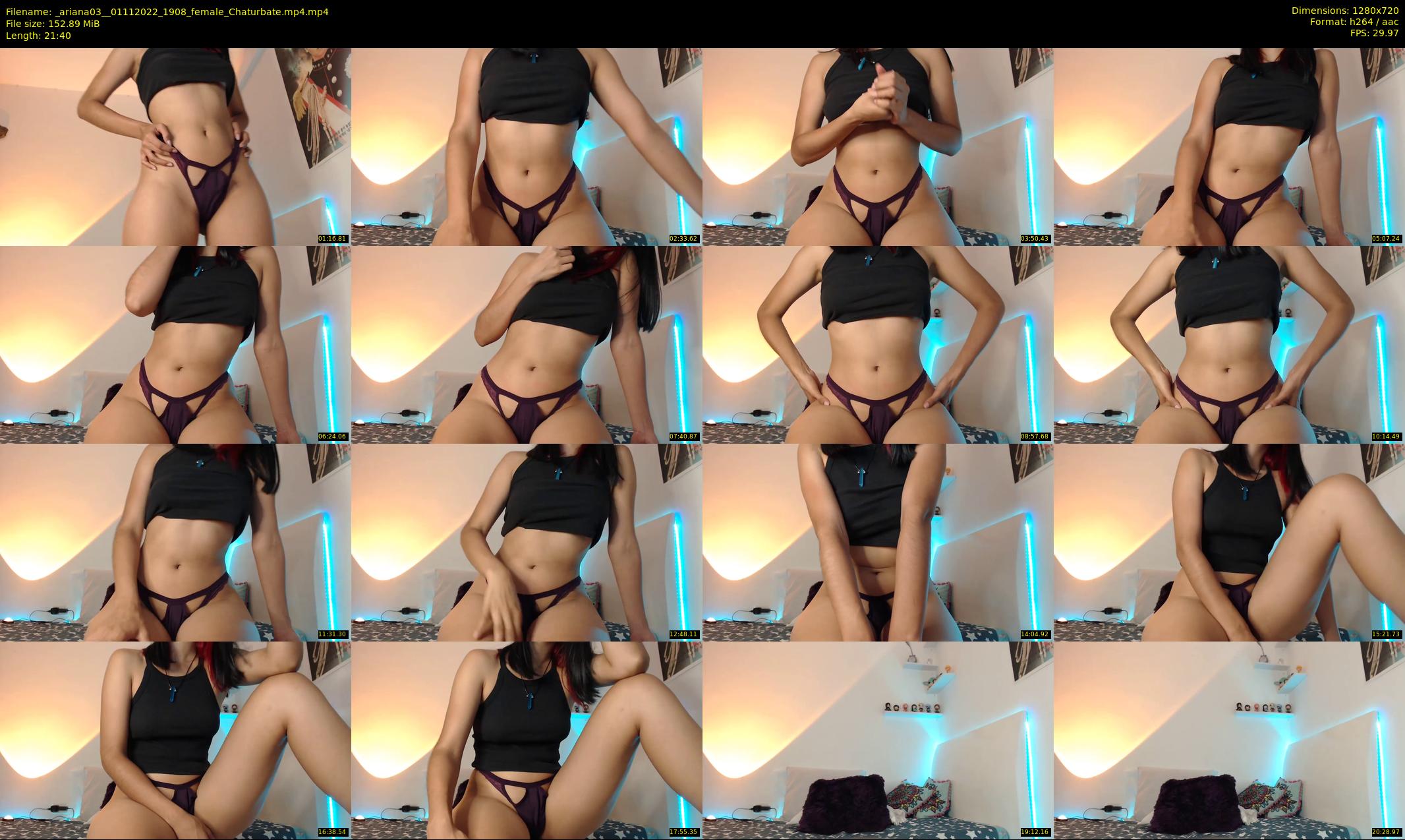 _ariana03_ — 22 minute Chaturbate female cam show recording, 720p, Nov 1, 2022