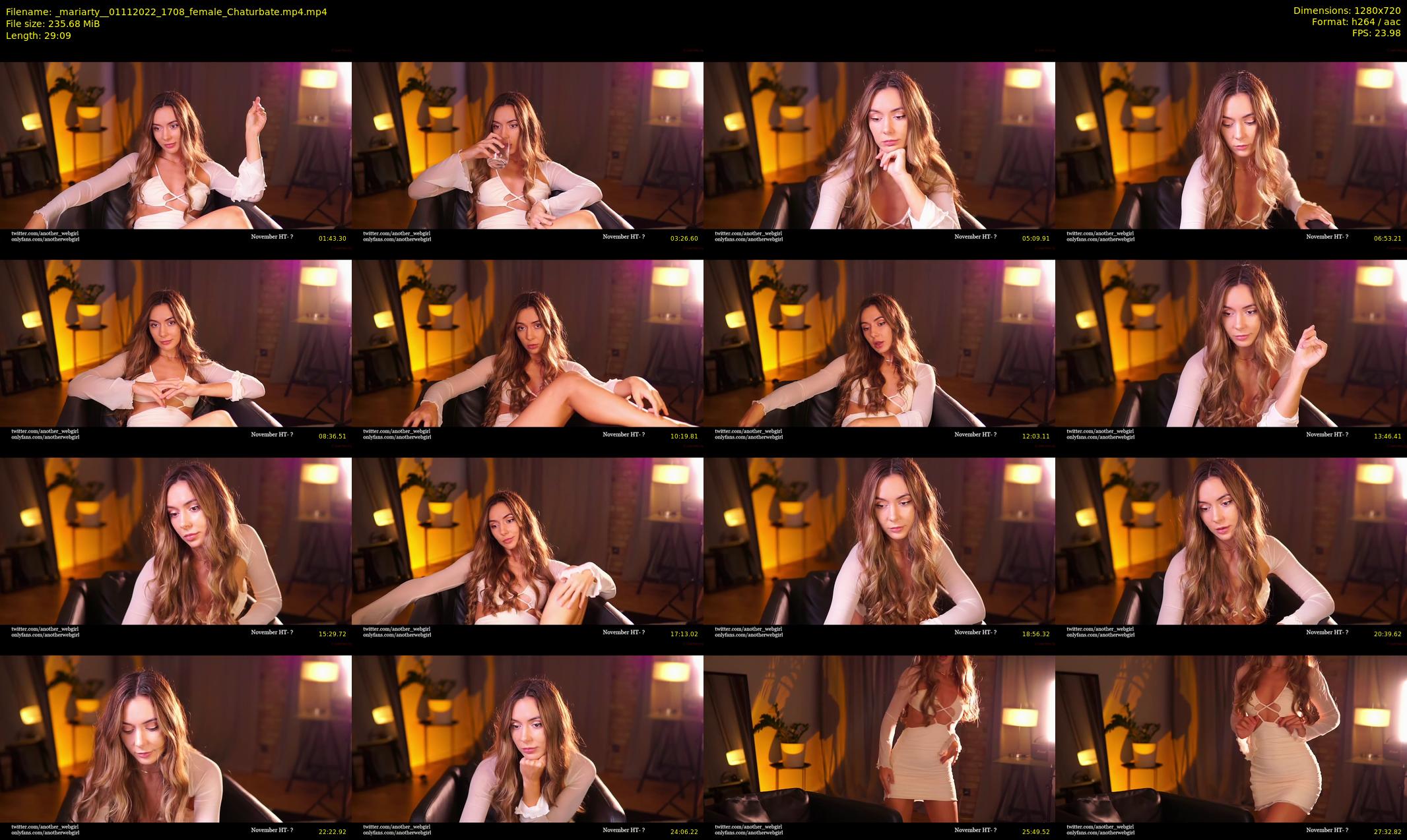 _mariarty_ — 30 minute Chaturbate female cam show recording, 720p, Nov 1, 2022