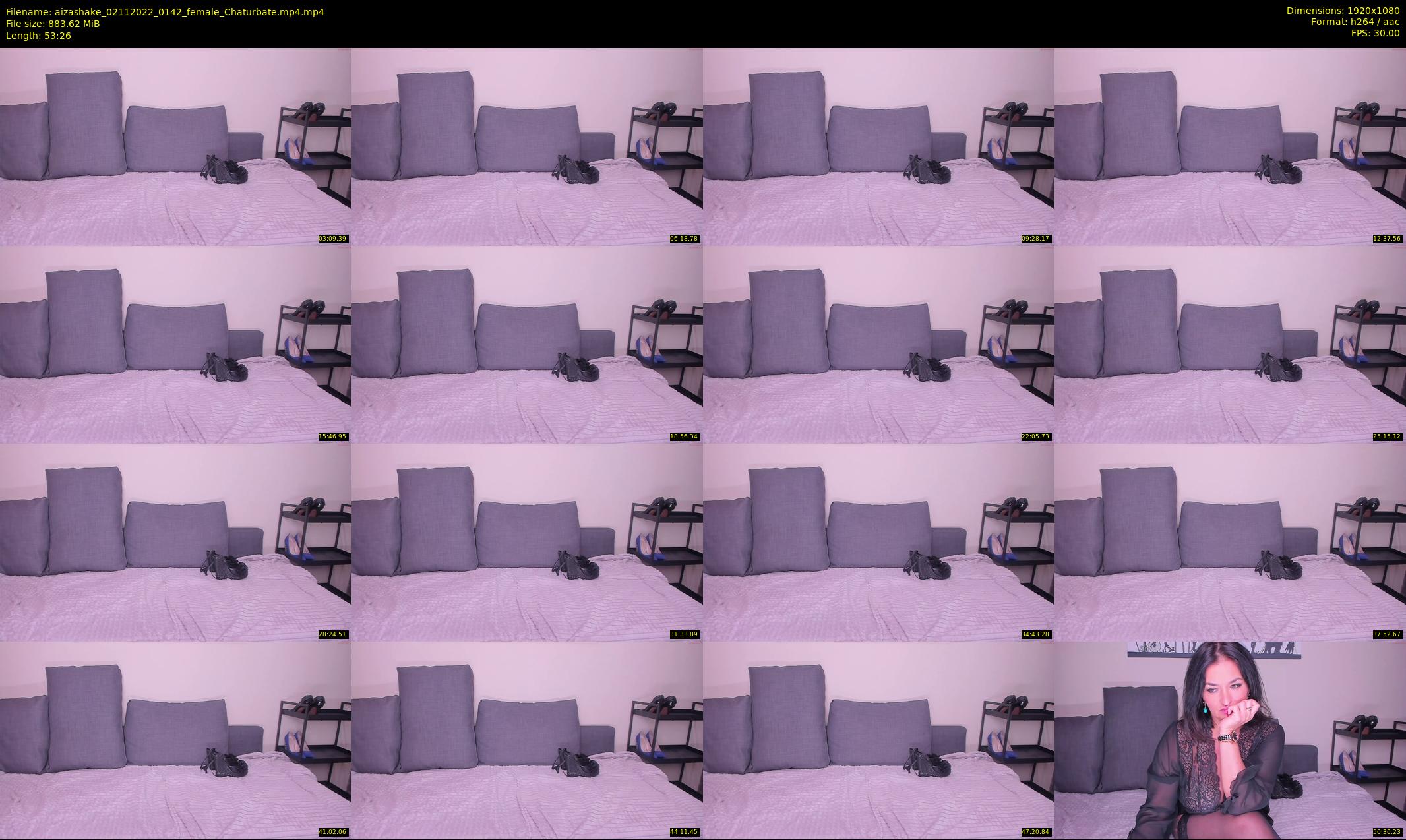 aizashake — 54 minute Chaturbate female cam show recording, 1080p, Nov 2, 2022