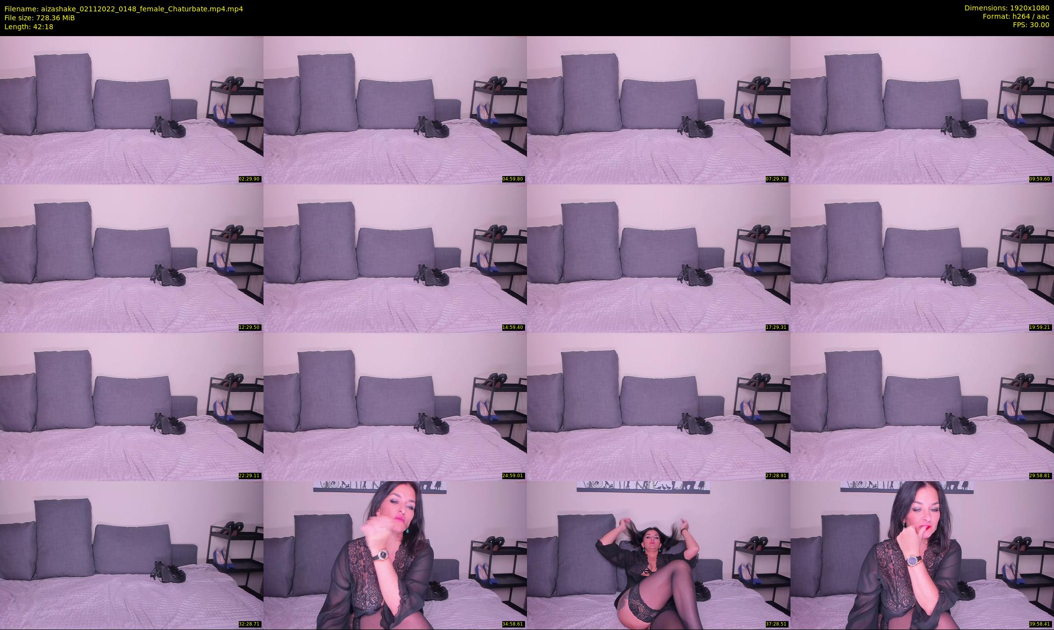 aizashake — 43 minute Chaturbate female cam show recording, 1080p, Nov 2, 2022