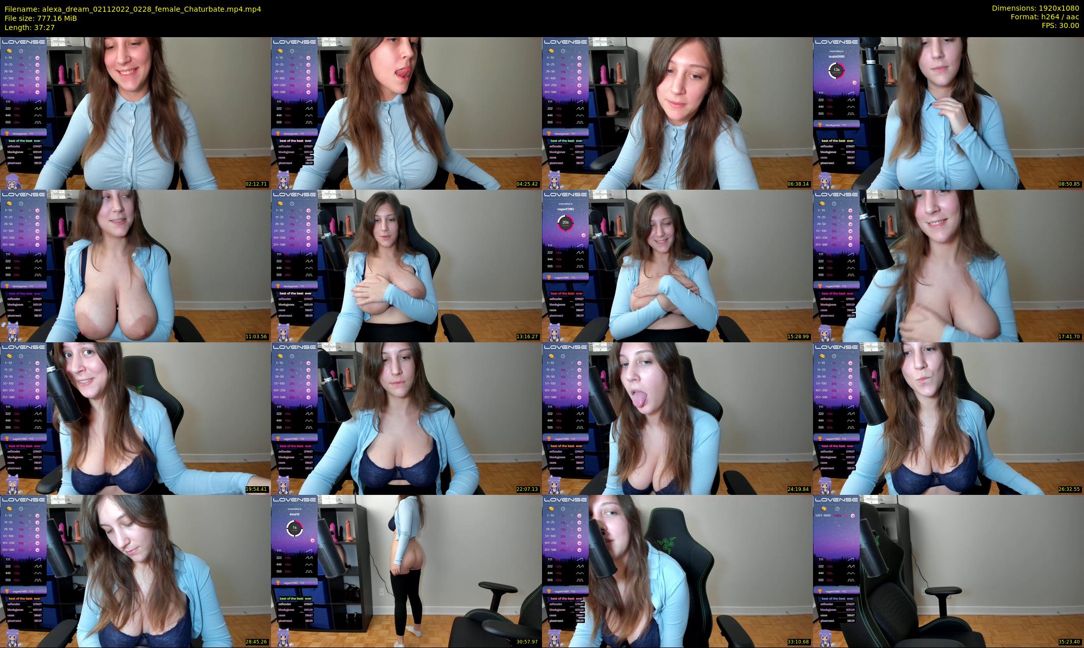 alexa_dream — 38 minute Chaturbate female cam show recording, 1080p, Nov 2, 2022