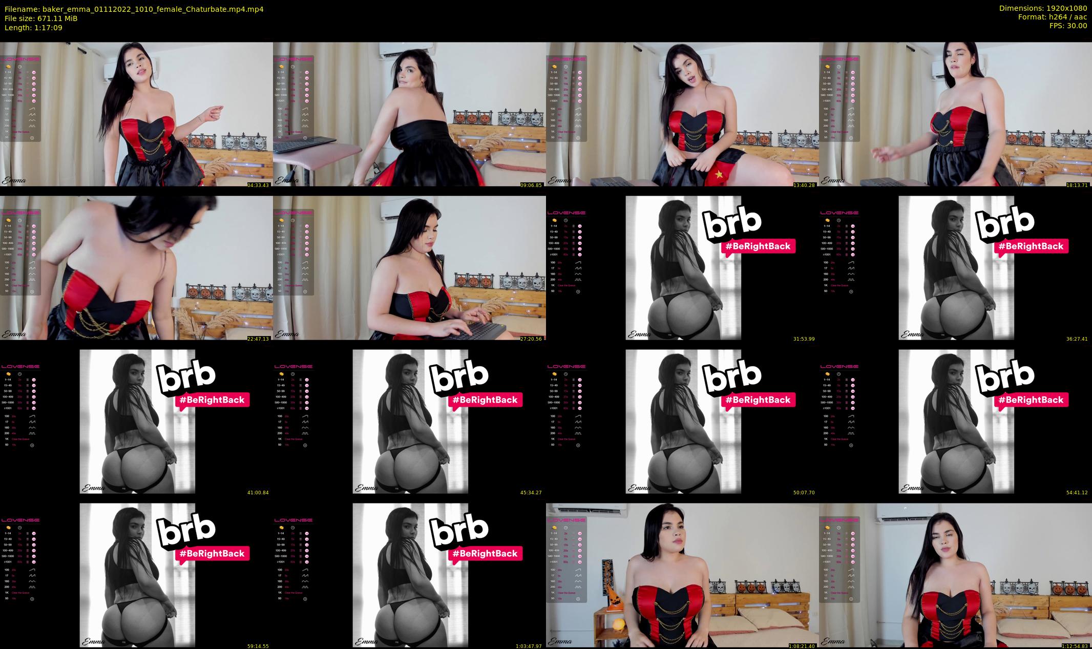 baker_emma — 78 minute Chaturbate female cam show recording, 1080p, Nov 1, 2022