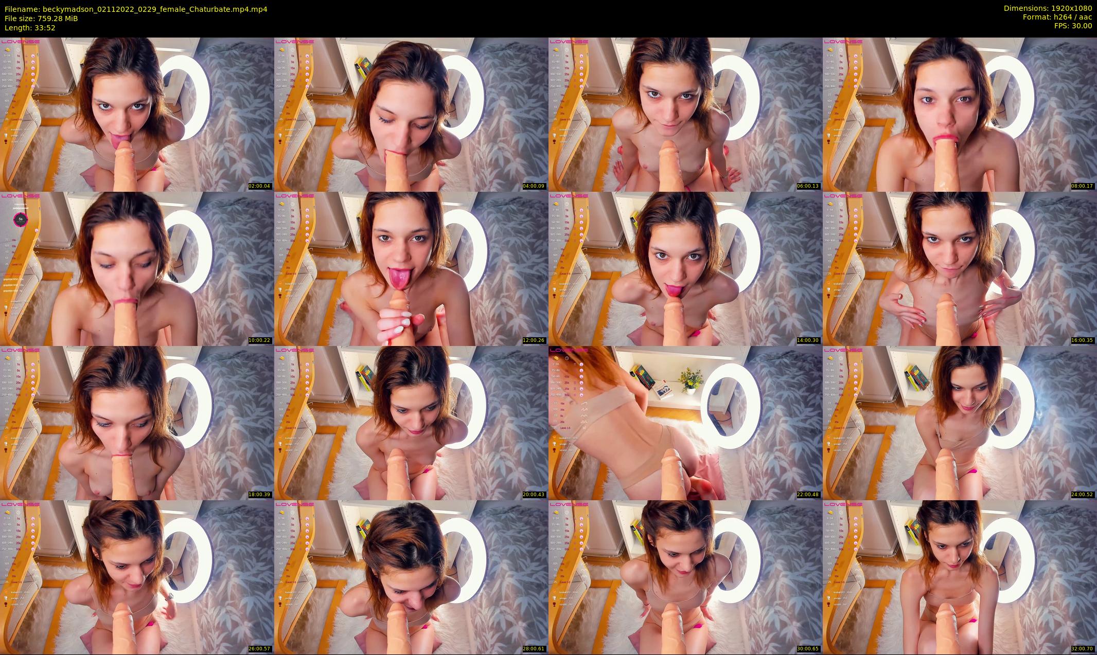 beckymadson — 34 minute Chaturbate female cam show recording, 1080p, Nov 2, 2022