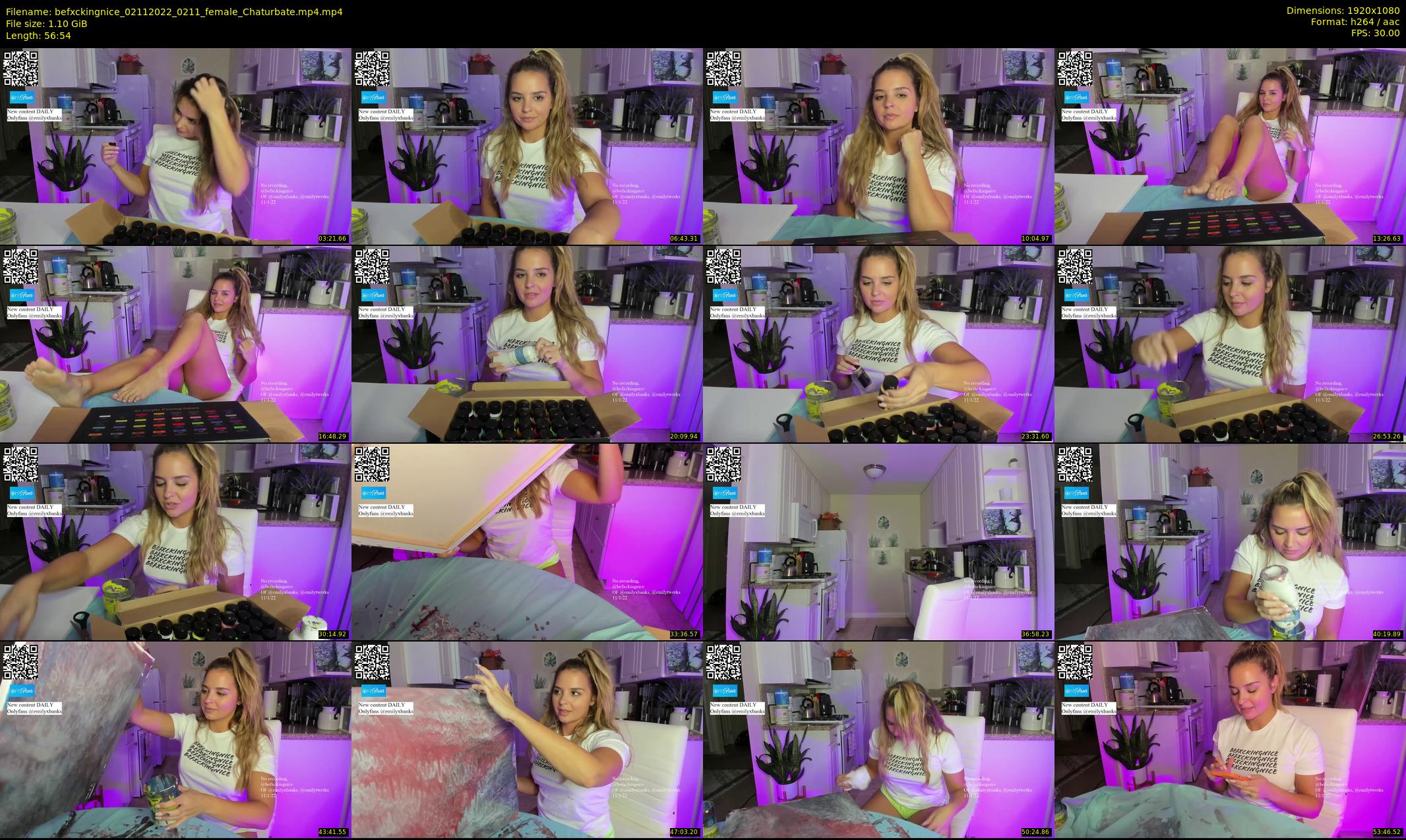 befxckingnice — 57 minute Chaturbate female cam show recording, 1080p, Nov 2, 2022