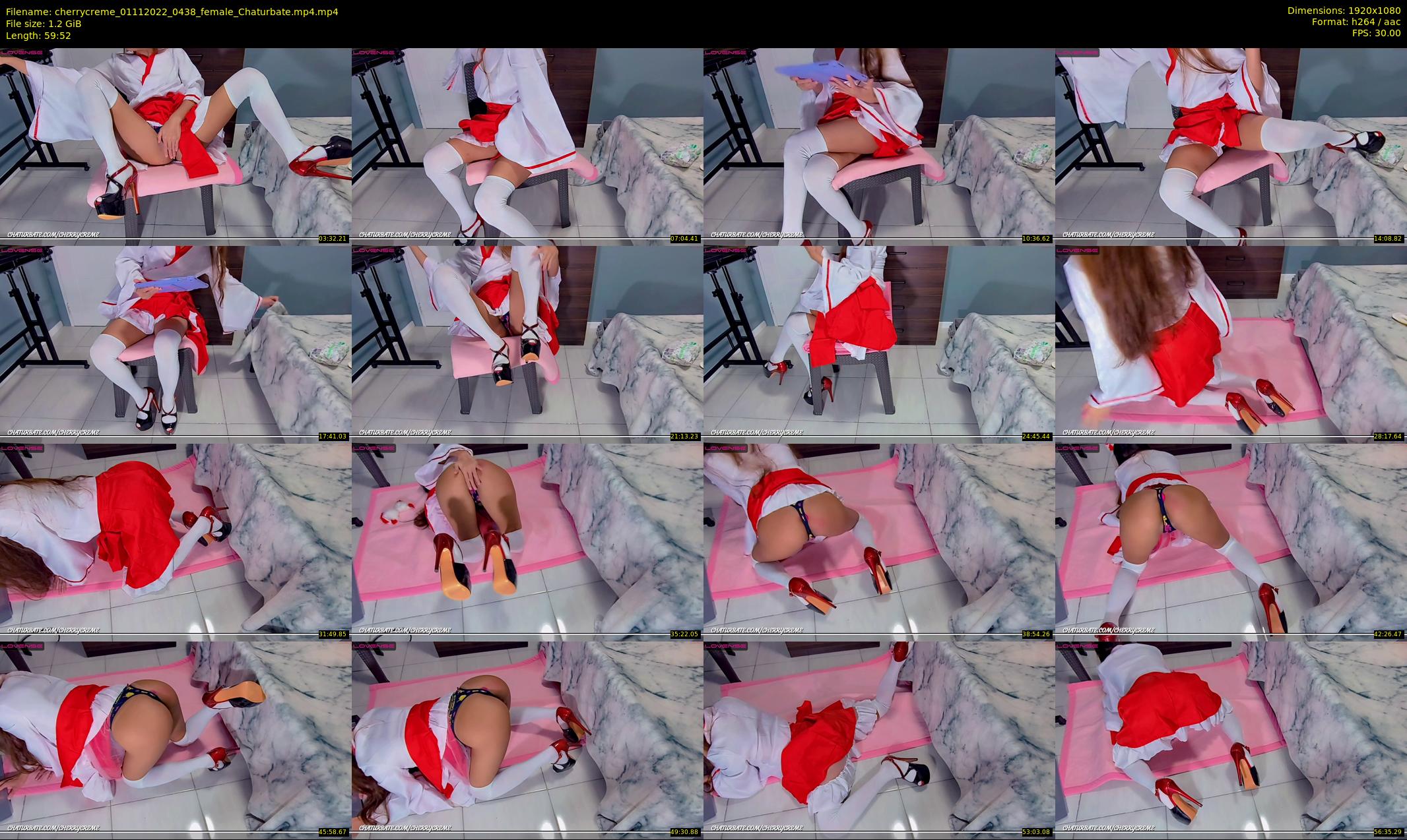 cherrycreme — 60 minute Chaturbate female cam show recording, 1080p, Nov 1, 2022