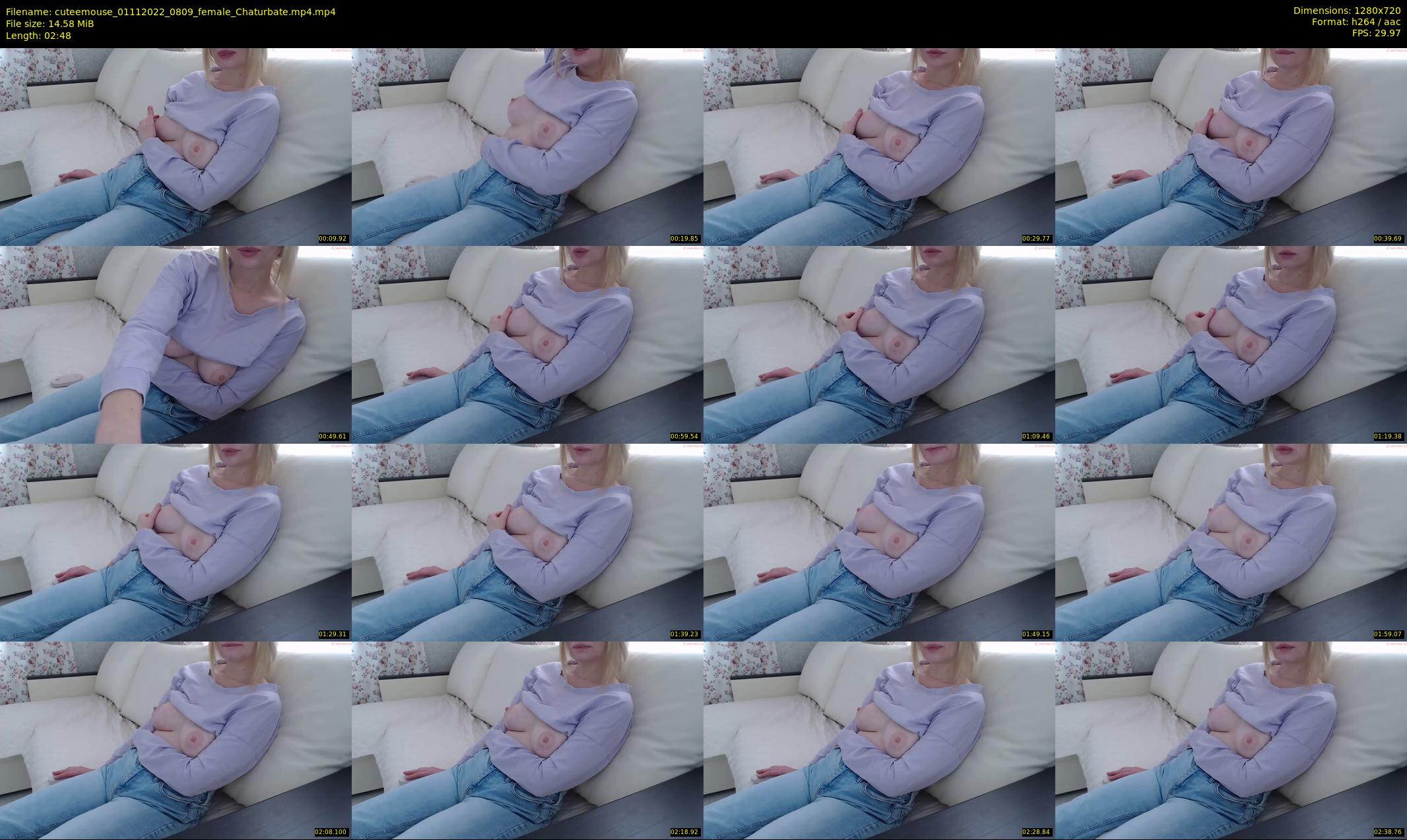 cuteemouse — 3 minute Chaturbate female cam show recording, 720p, Nov 1, 2022