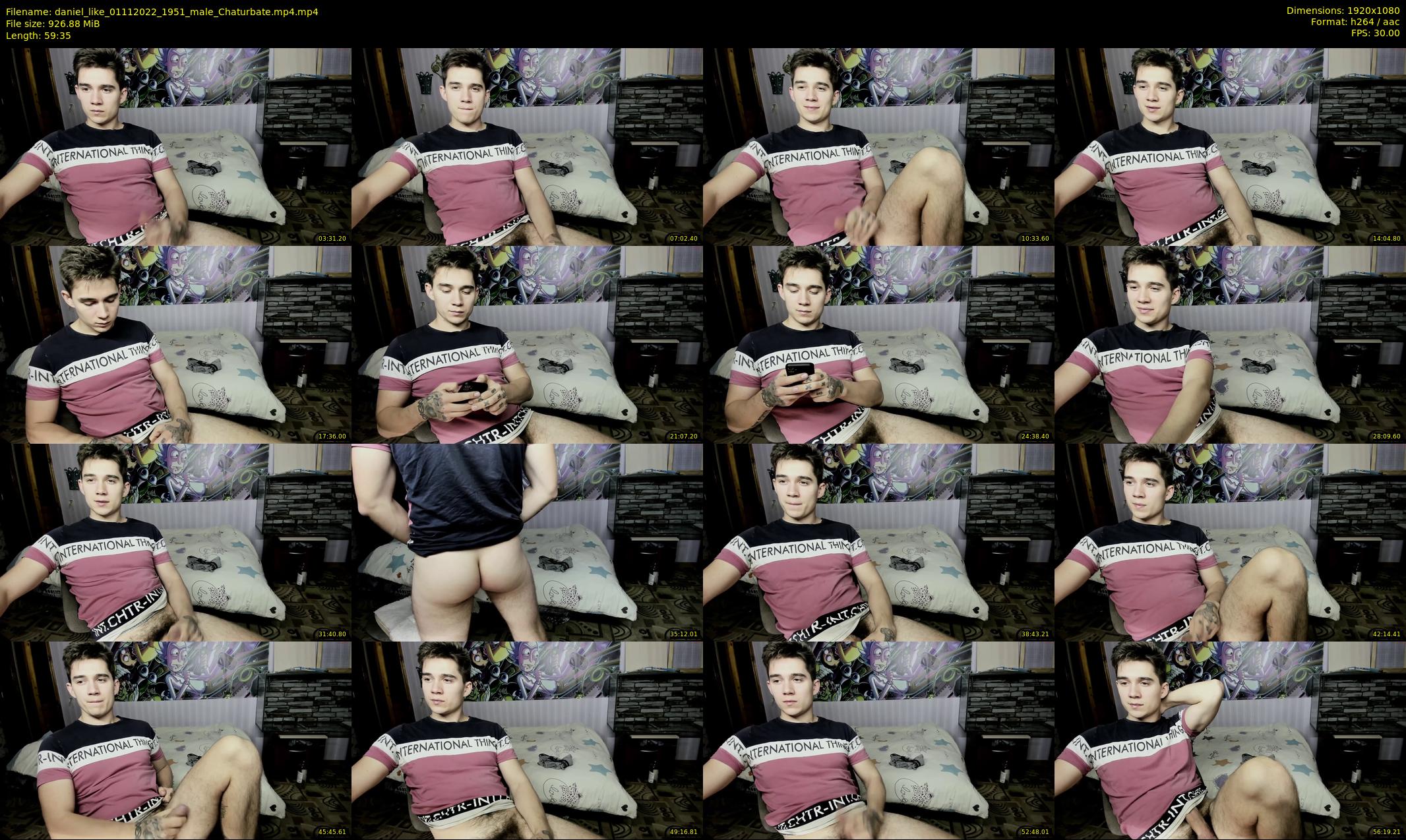 daniel_like — 60 minute Chaturbate male cam show recording, 1080p, Nov 1, 2022