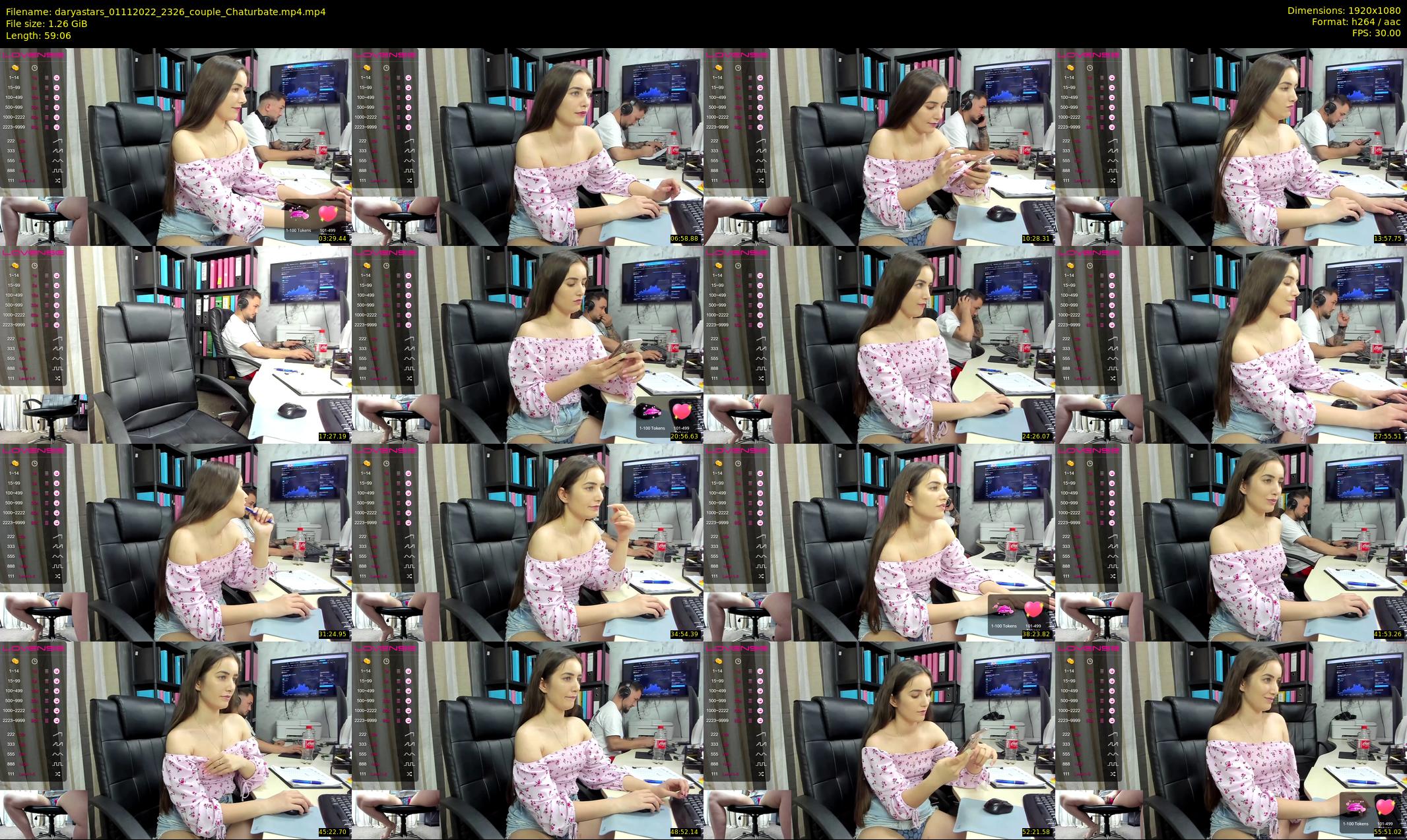 daryastars — 60 minute Chaturbate couple cam show recording, 1080p, Nov 1, 2022