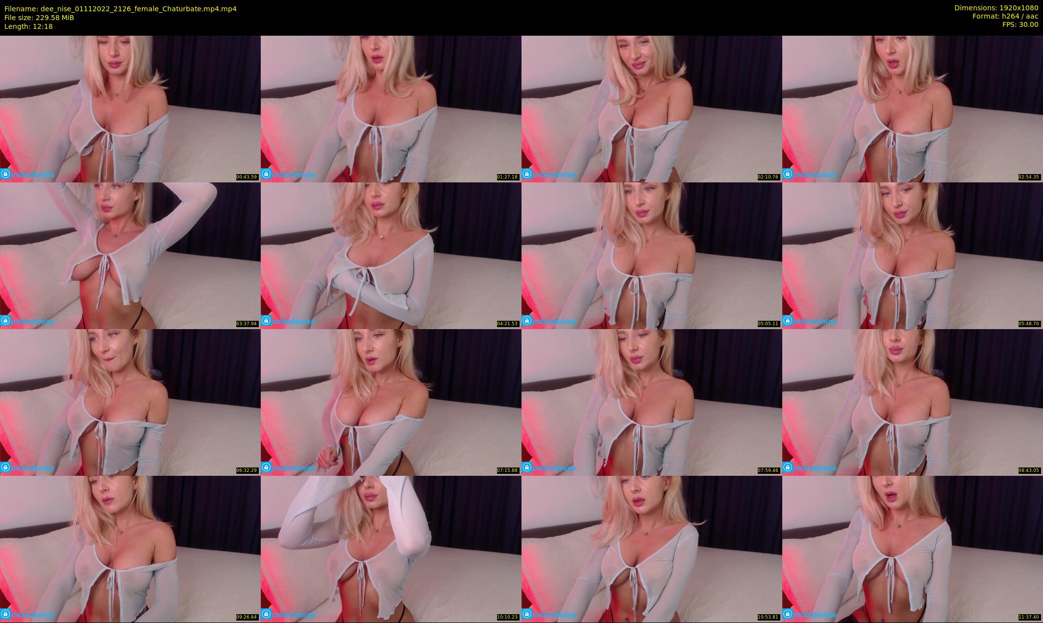 dee_nise — 13 minute Chaturbate female cam show recording, 1080p, Nov 1, 2022