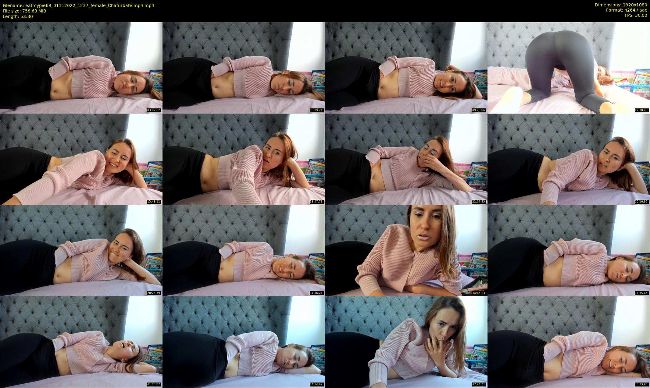 eatmypie69 — 54 minute Chaturbate female cam show recording, 1080p, Nov 1, 2022