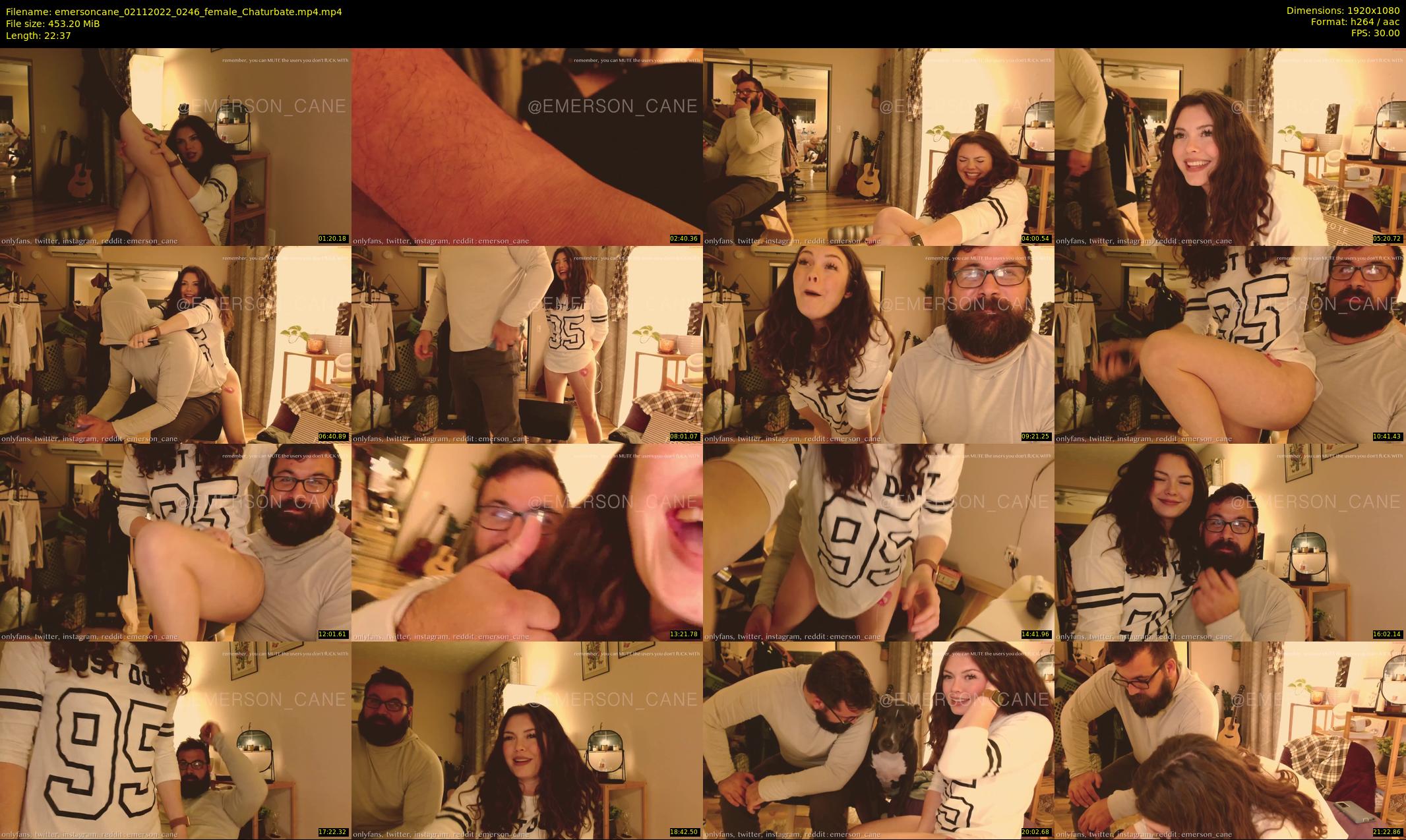 emersoncane — 23 minute Chaturbate female cam show recording, 1080p, Nov 2, 2022