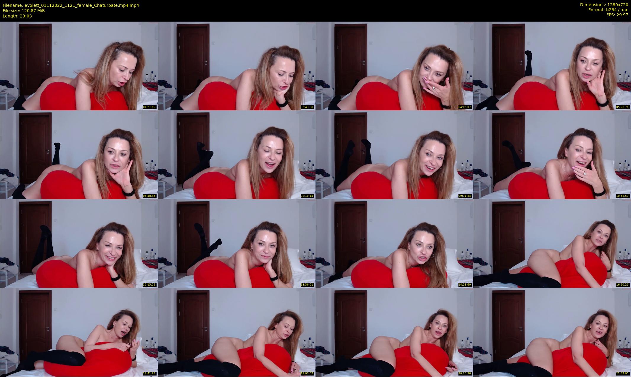 evolett — 24 minute Chaturbate female cam show recording, 720p, Nov 1, 2022