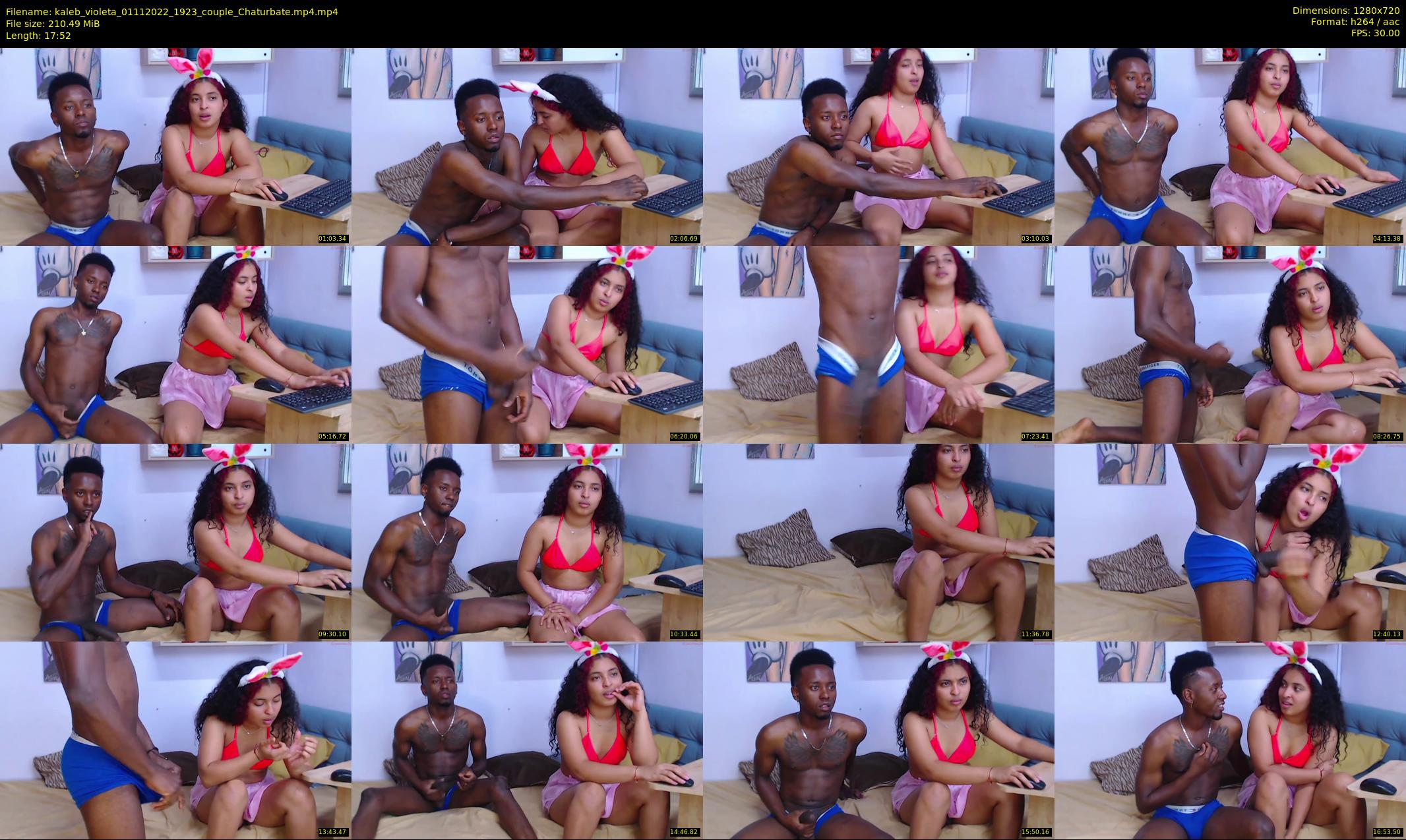 kaleb_violeta — 18 minute Chaturbate couple cam show recording, 720p, Nov 1, 2022