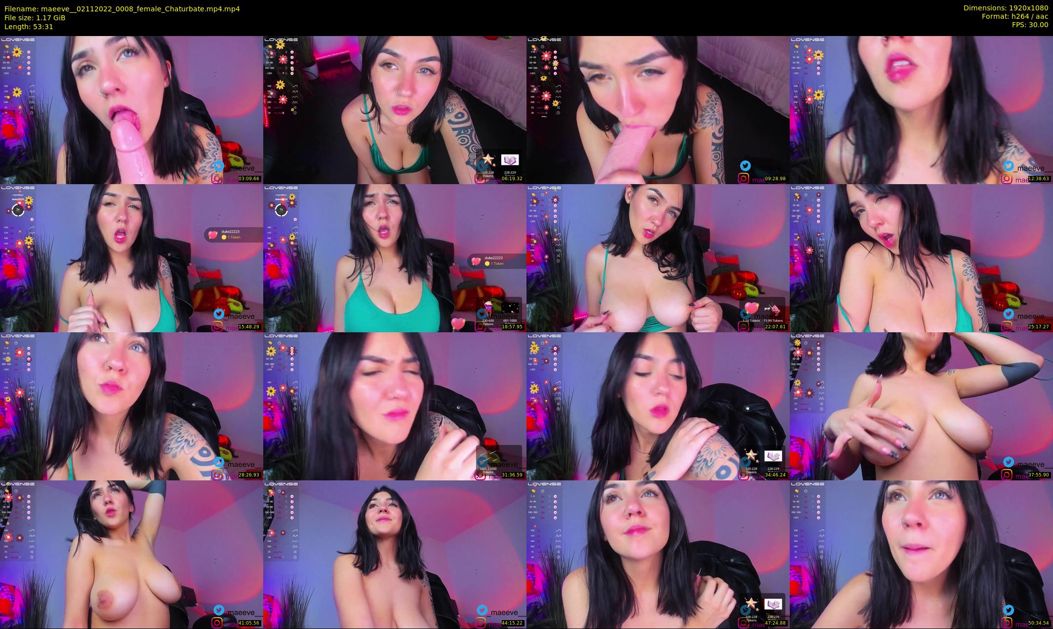maeeve_ — 54 minute Chaturbate female cam show recording, 1080p, Nov 2, 2022
