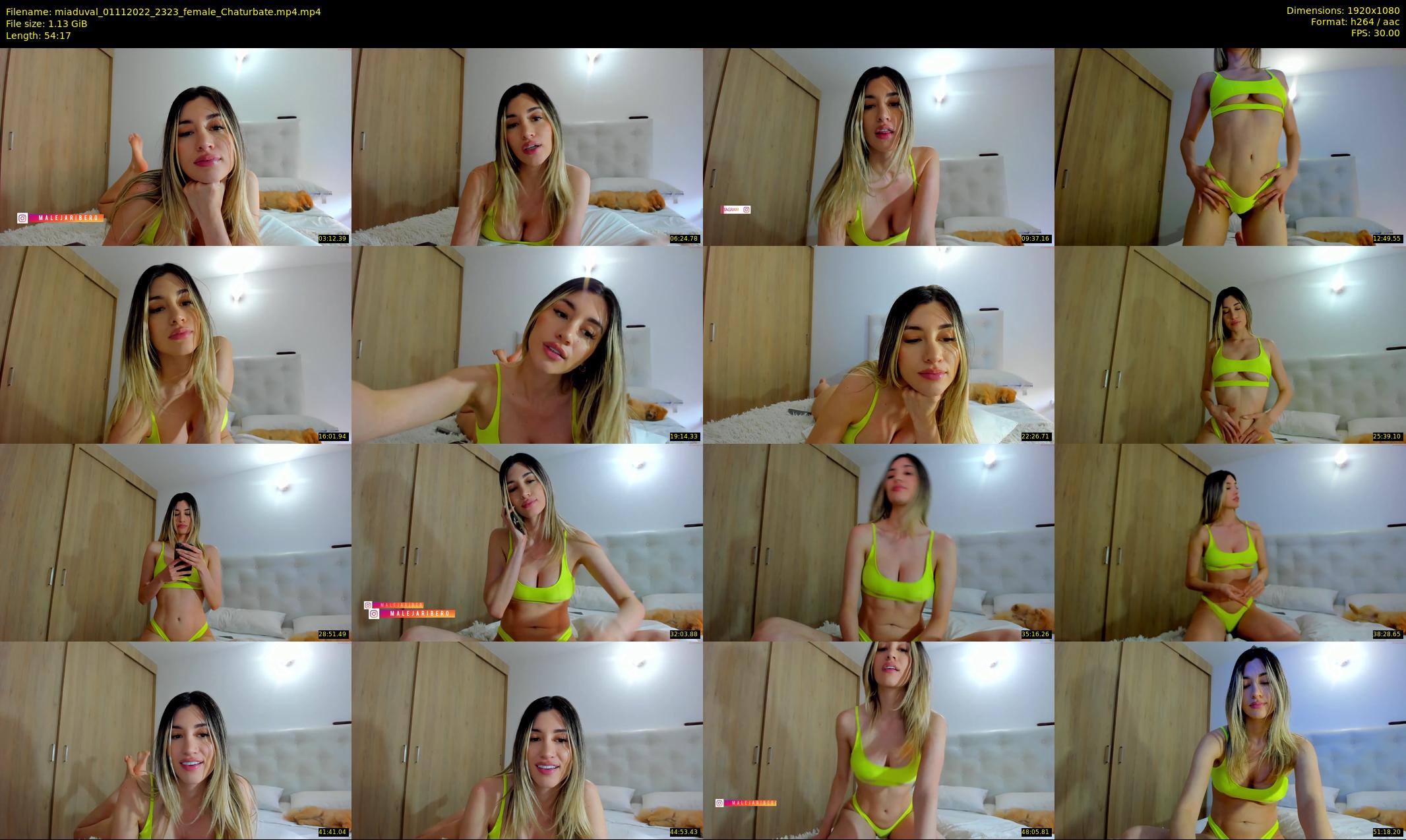 miaduval — 55 minute Chaturbate female cam show recording, 1080p, Nov 1, 2022