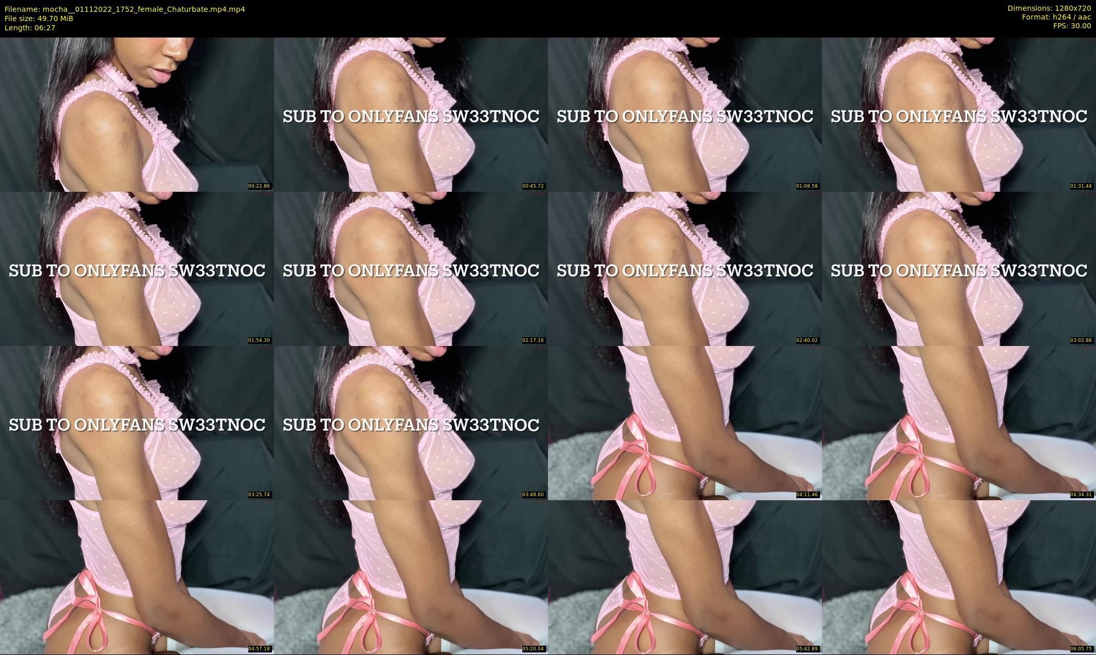mocha_ — 7 minute Chaturbate female cam show recording, 720p, Nov 1, 2022