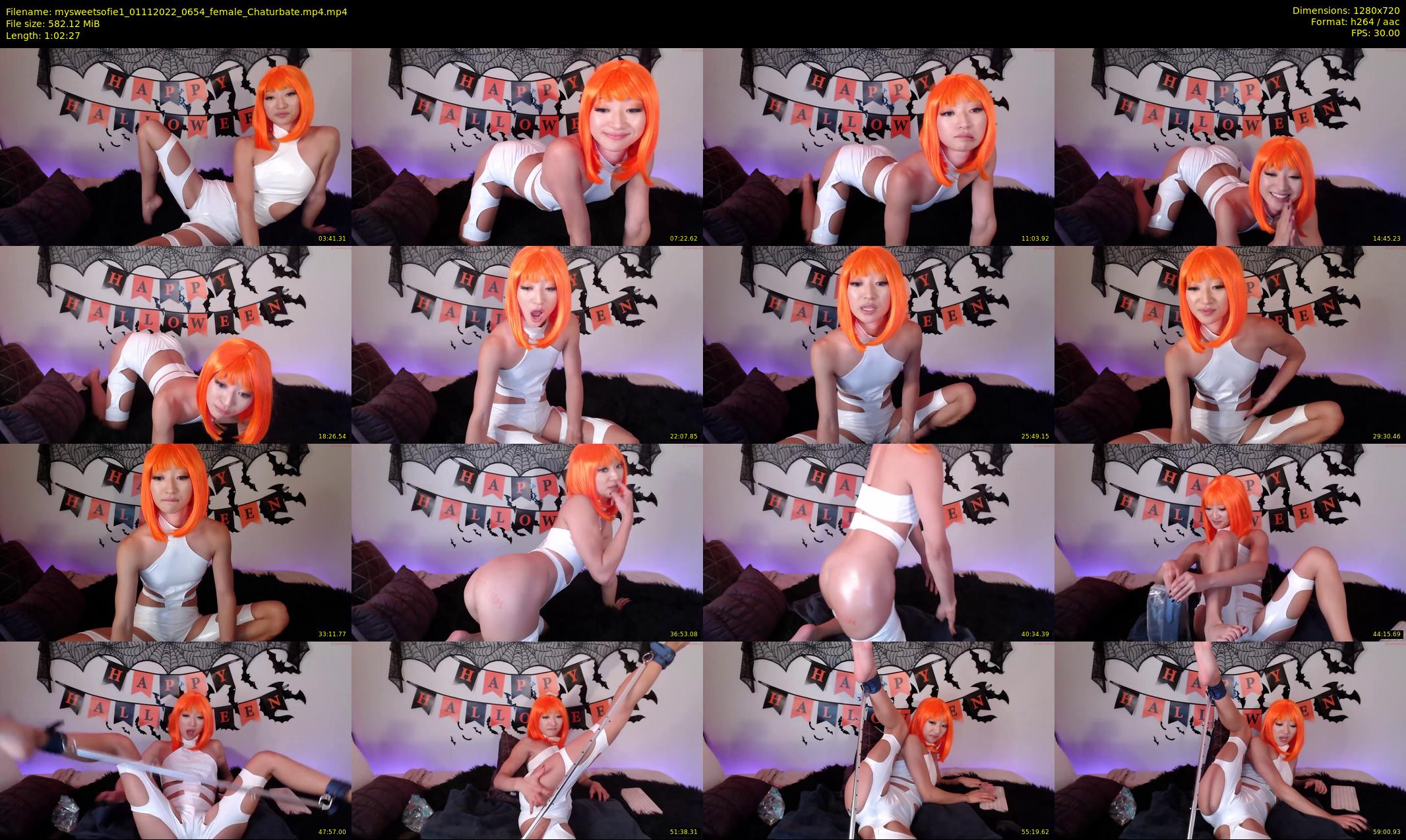 mysweetsofie1 — 63 minute Chaturbate female cam show recording, 720p, Nov 1, 2022