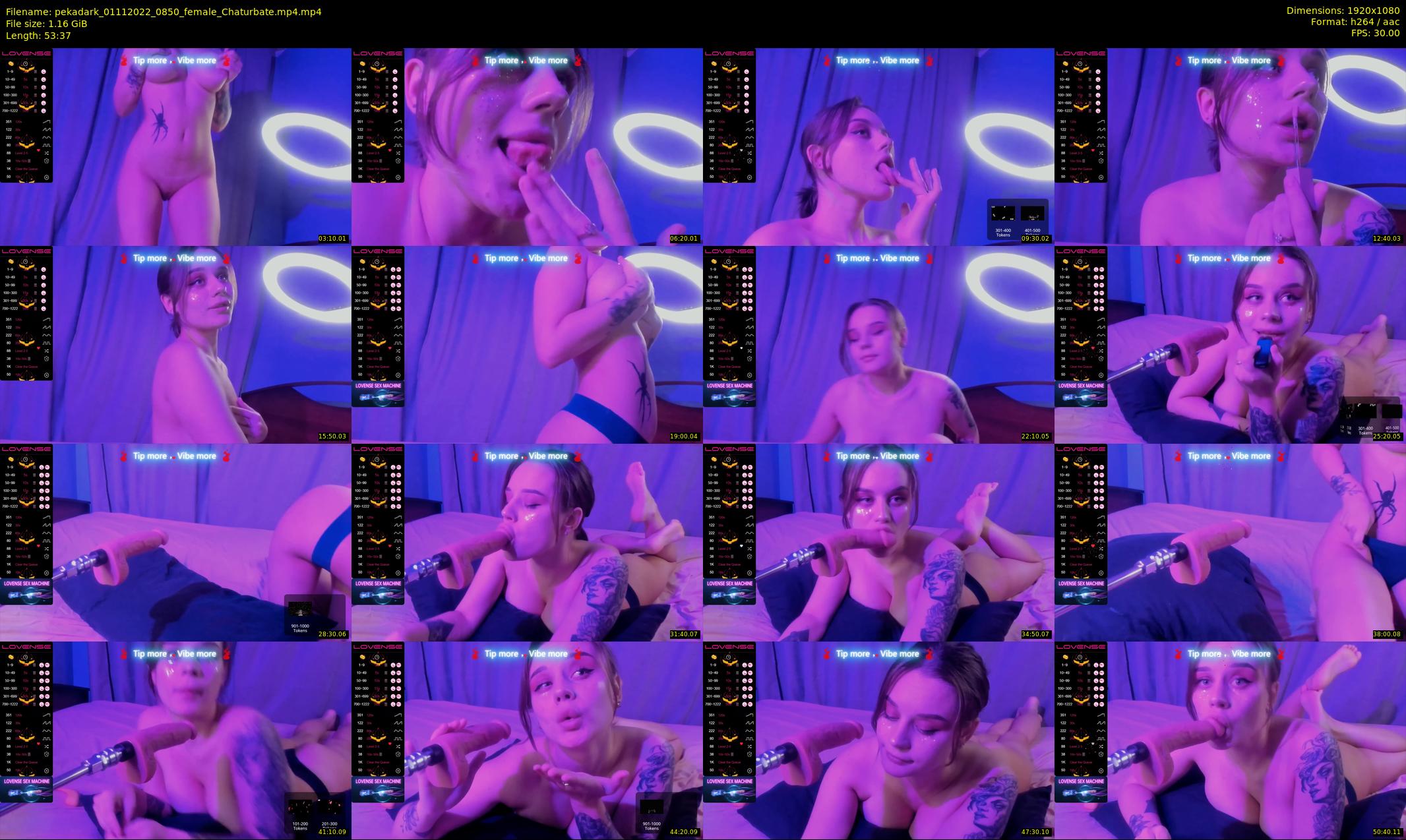 pekadark — 54 minute Chaturbate female cam show recording, 1080p, Nov 1, 2022