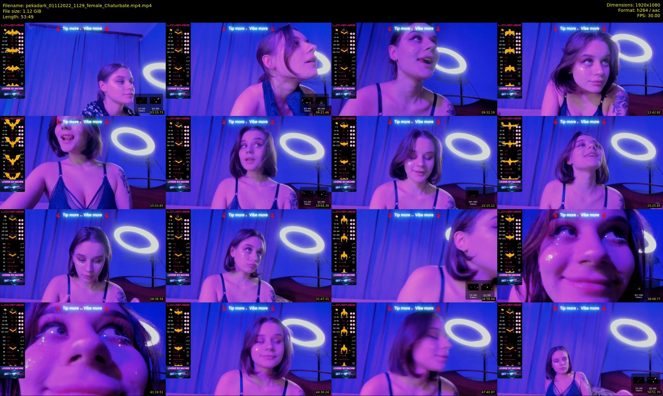pekadark — 54 minute Chaturbate female cam show recording, 1080p, Nov 1, 2022