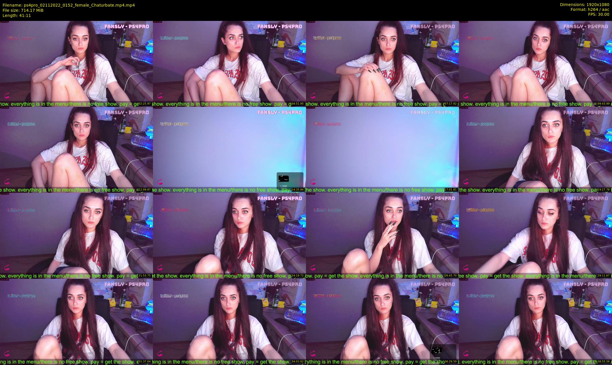 ps4pro — 42 minute Chaturbate female cam show recording, 1080p, Nov 2, 2022