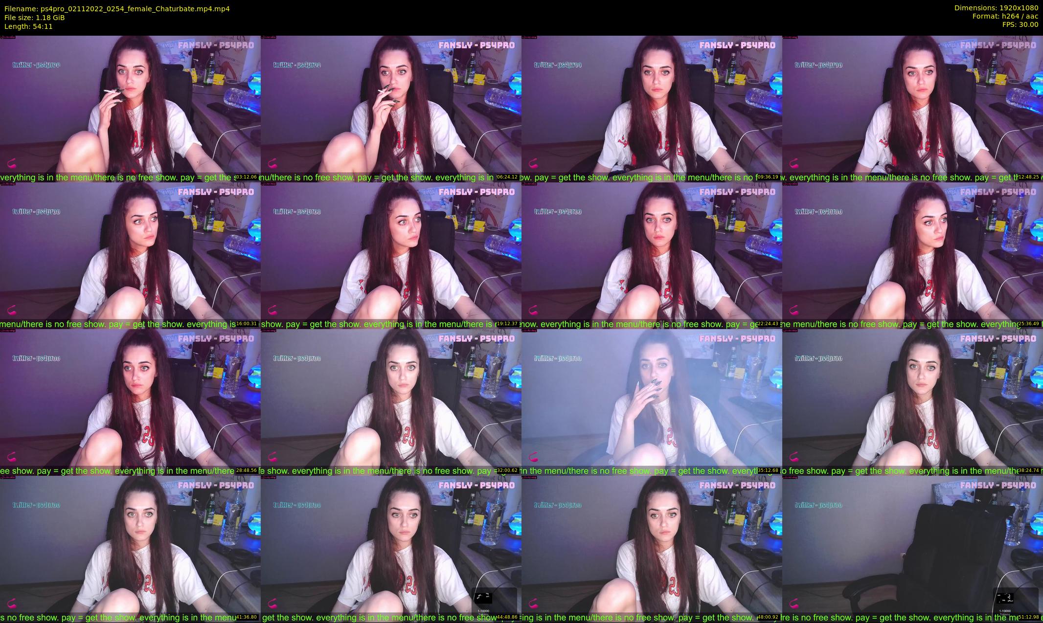 ps4pro — 55 minute Chaturbate female cam show recording, 1080p, Nov 2, 2022