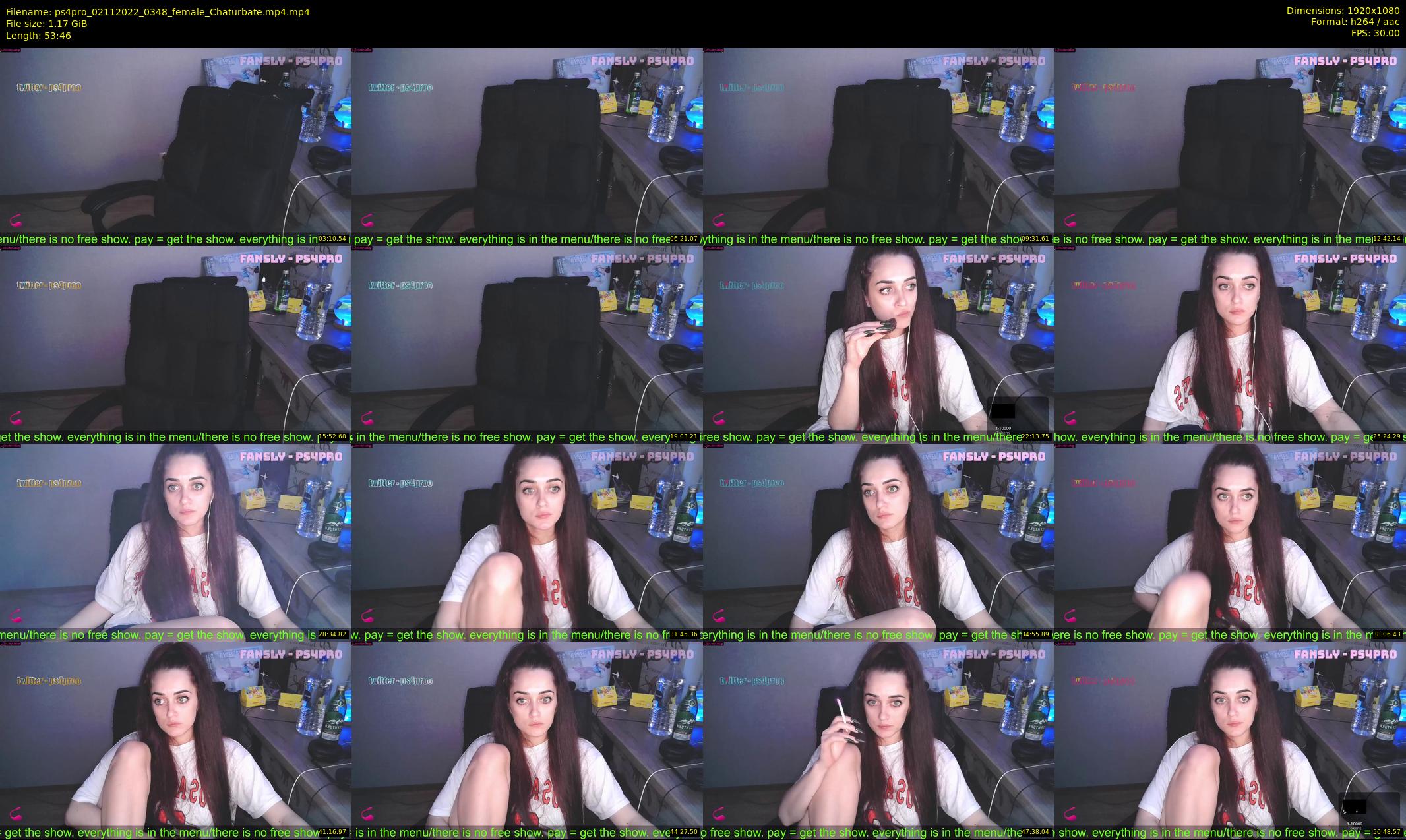 ps4pro — 54 minute Chaturbate female cam show recording, 1080p, Nov 2, 2022