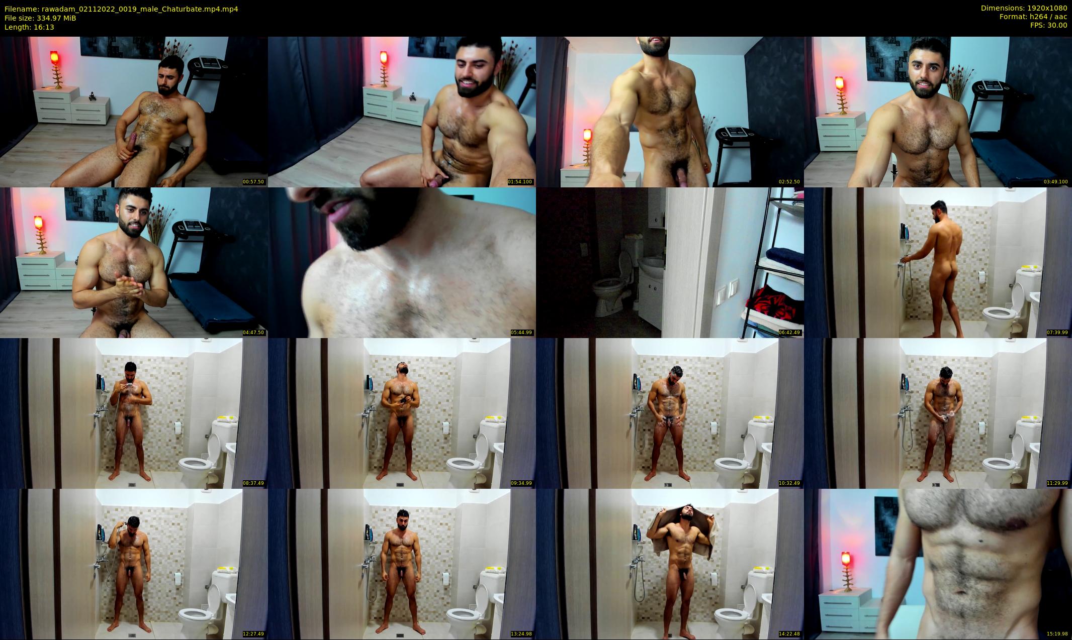 rawadam — 17 minute Chaturbate male cam show recording, 1080p, Nov 2, 2022