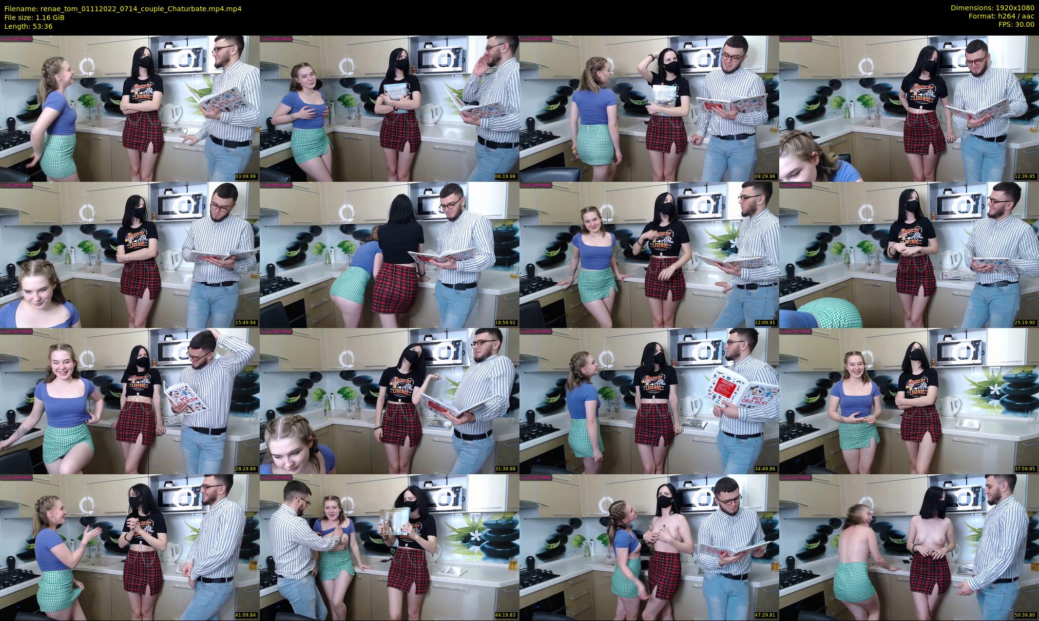 renae_tom — 54 minute Chaturbate couple cam show recording, 1080p, Nov 1, 2022
