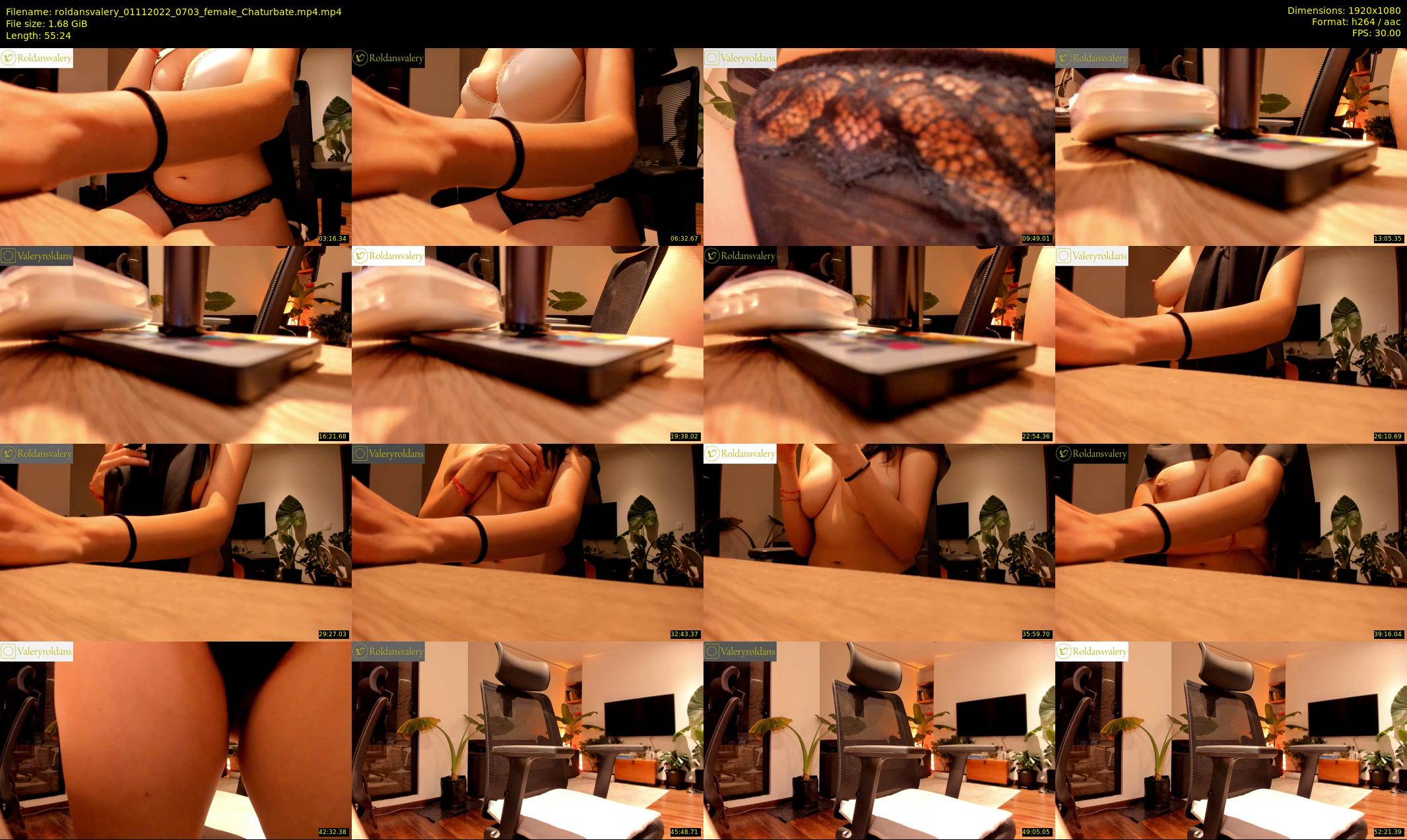 roldansvalery — 56 minute Chaturbate female cam show recording, 1080p, Nov 1, 2022