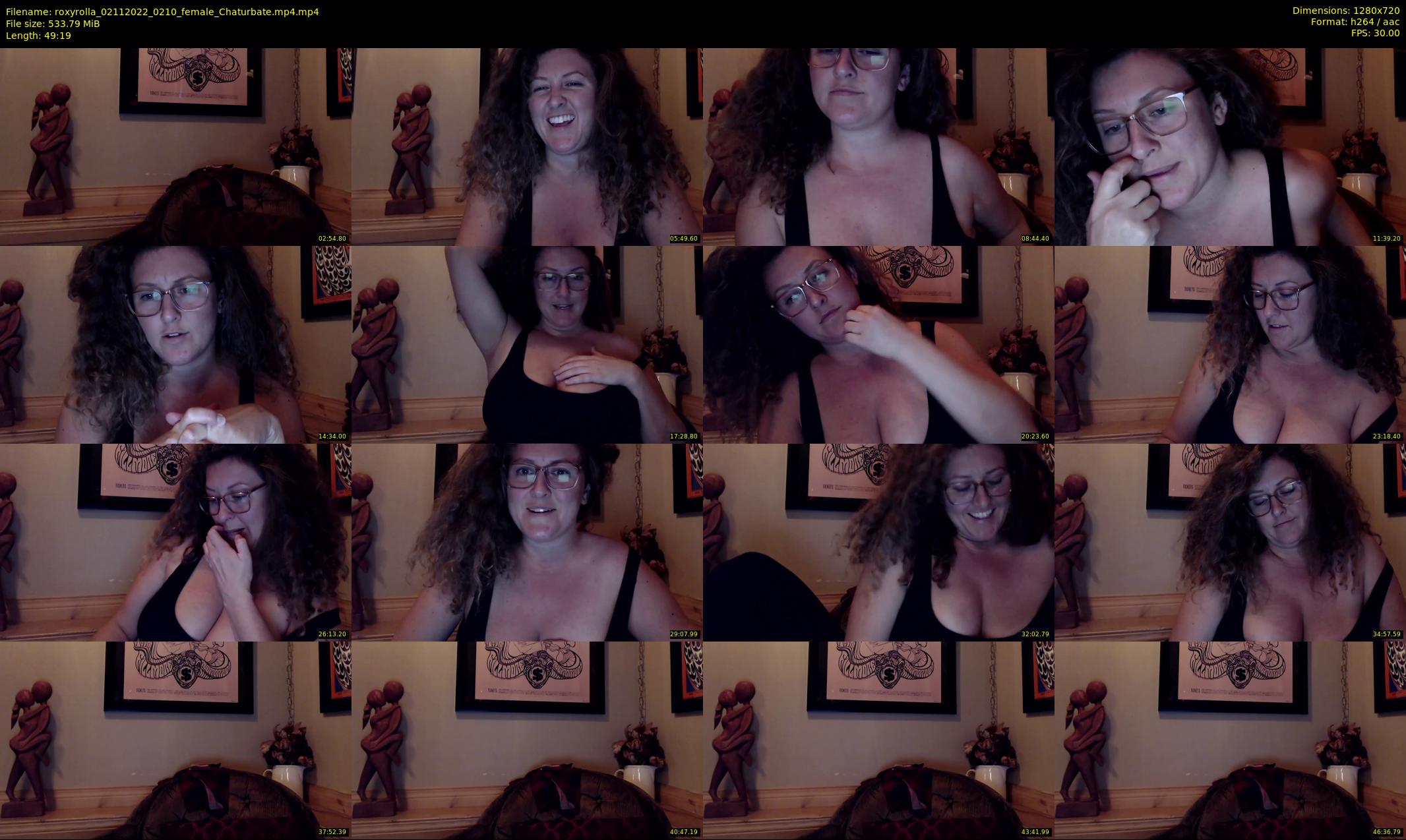 roxyrolla — 50 minute Chaturbate female cam show recording, 720p, Nov 2, 2022