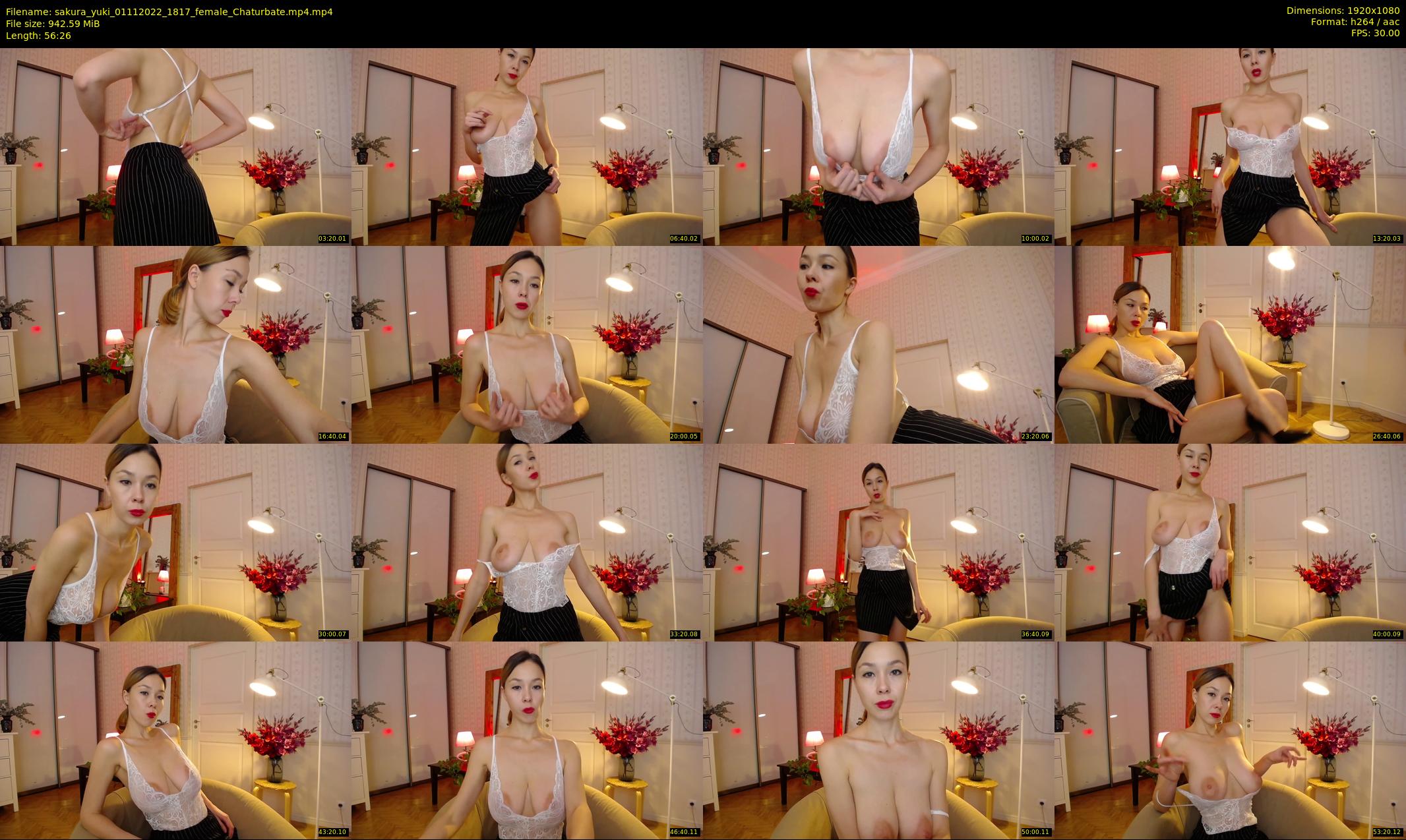 sakura_yuki — 57 minute Chaturbate female cam show recording, 1080p, Nov 1, 2022