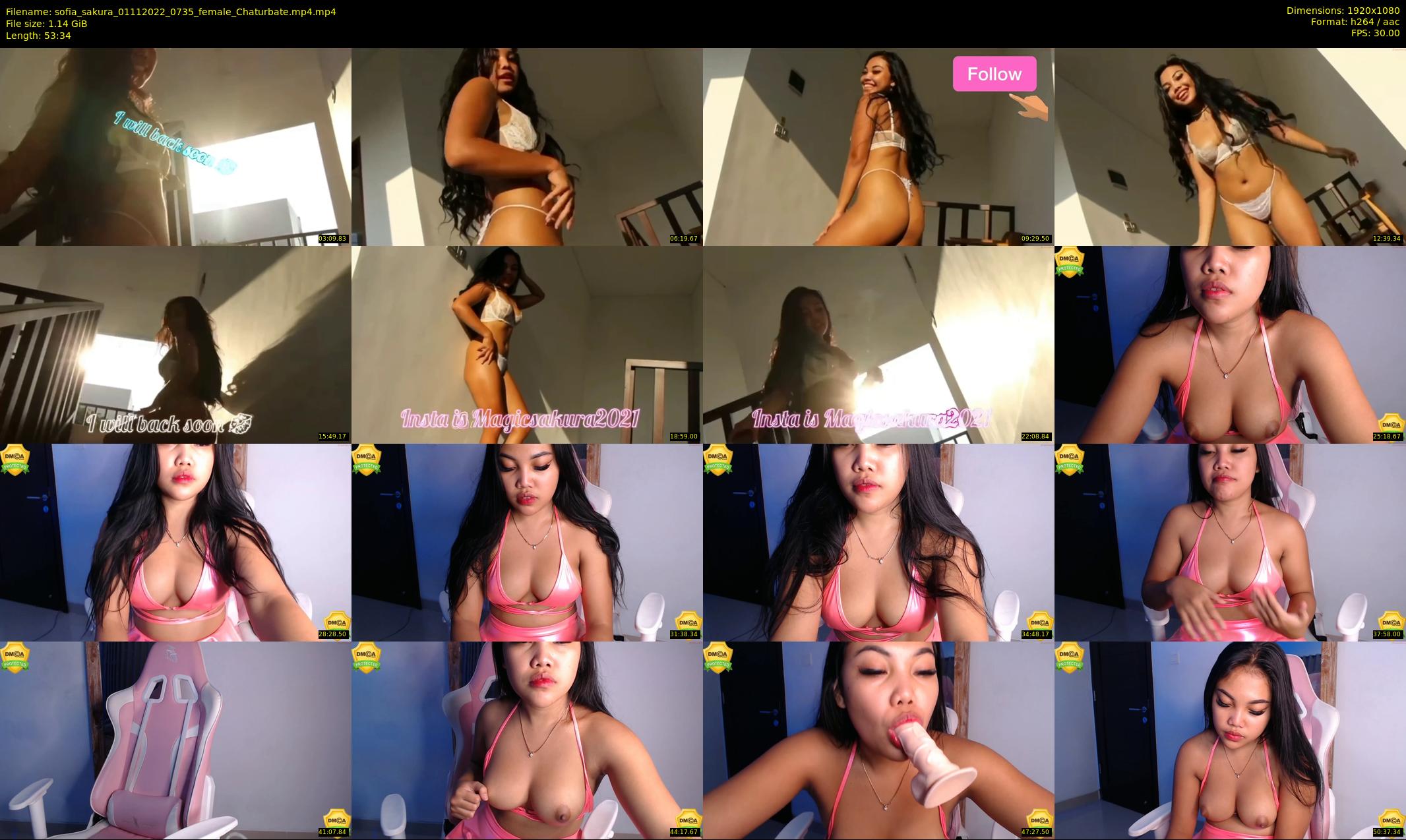 sofia_sakura — 54 minute Chaturbate female cam show recording, 1080p, Nov 1, 2022