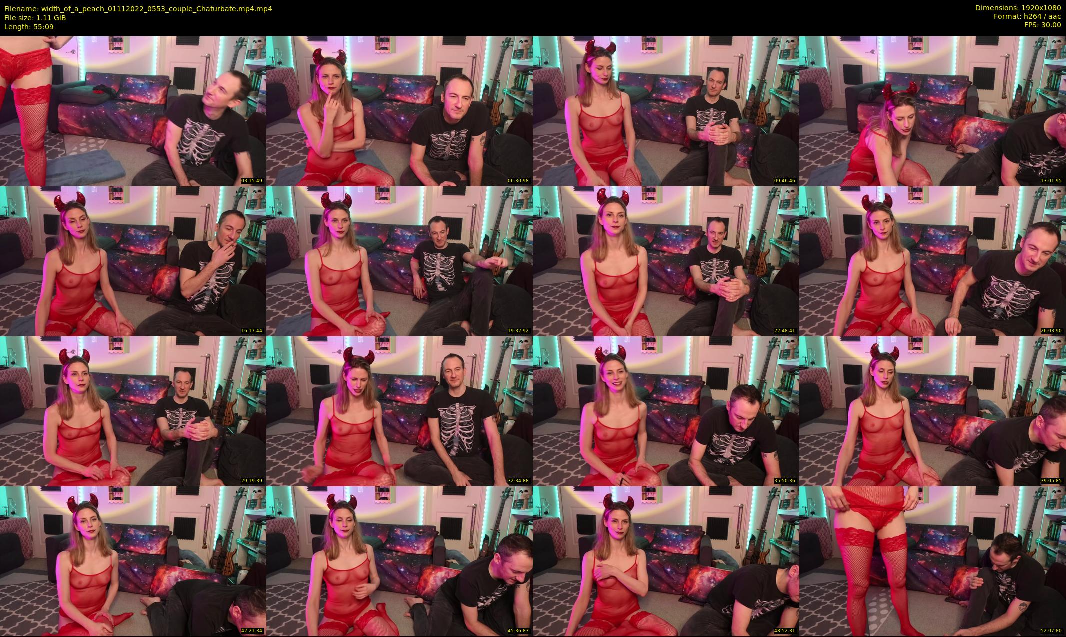 width_of_a_peach — 56 minute Chaturbate couple cam show recording, 1080p, Nov 1, 2022