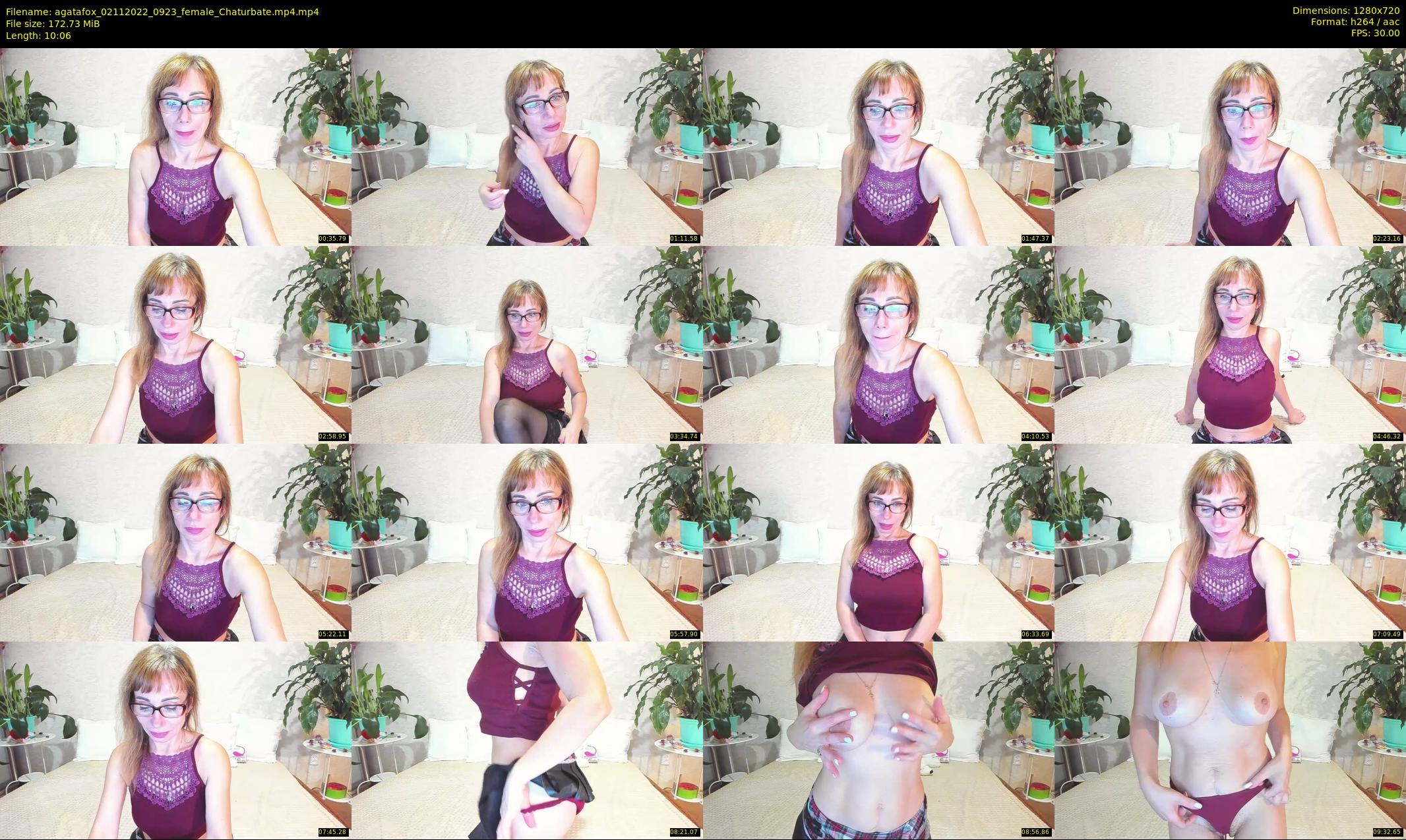 agatafox — 11 minute Chaturbate female cam show recording, 720p, Nov 2, 2022