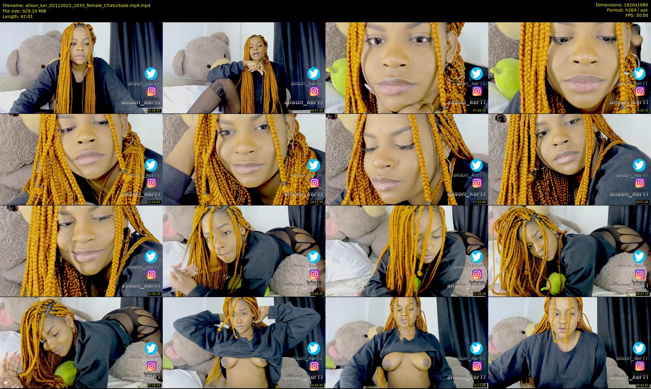 alison_ker — 43 minute Chaturbate female cam show recording, 1080p, Nov 2, 2022