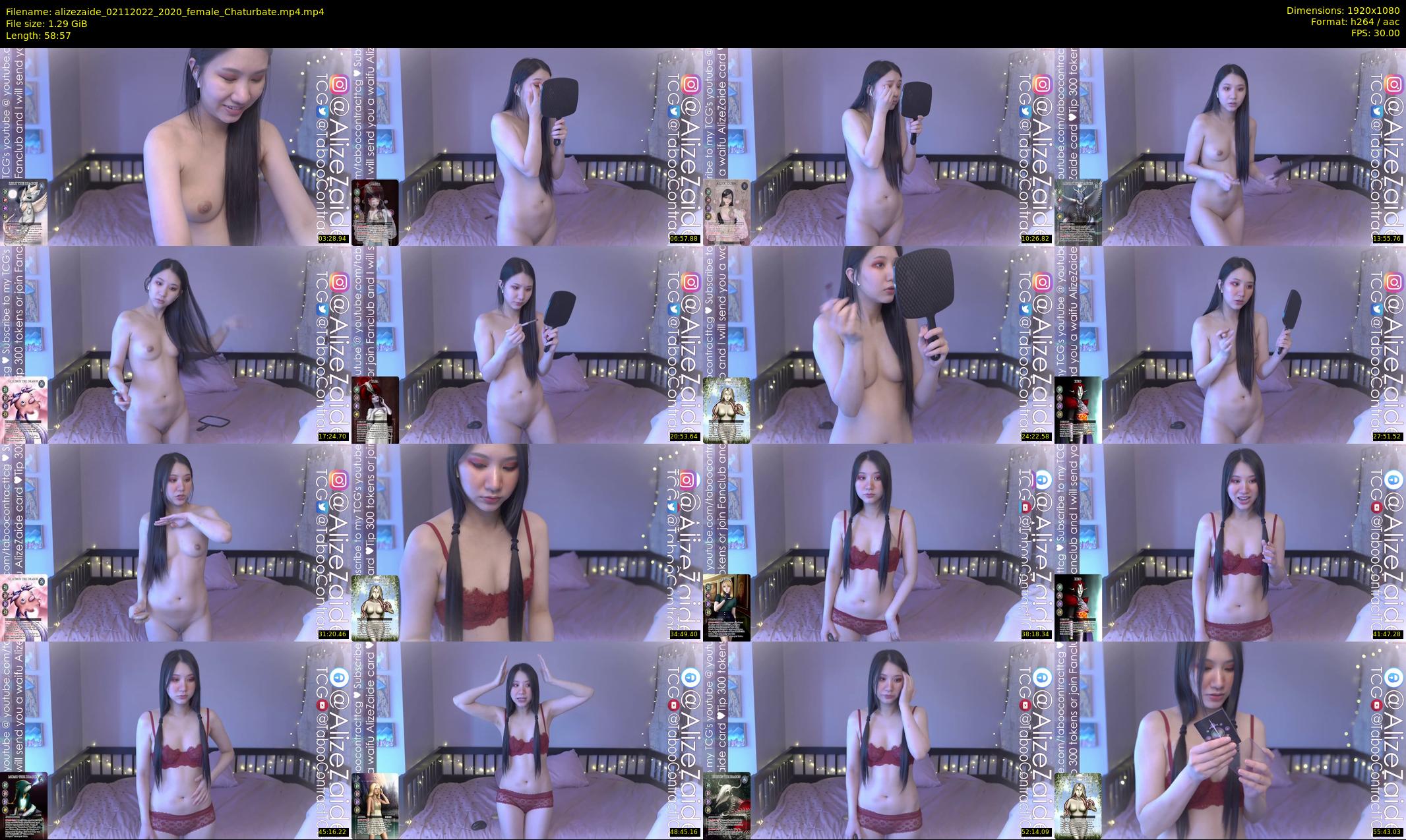 alizezaide — 59 minute Chaturbate female cam show recording, 1080p, Nov 2, 2022