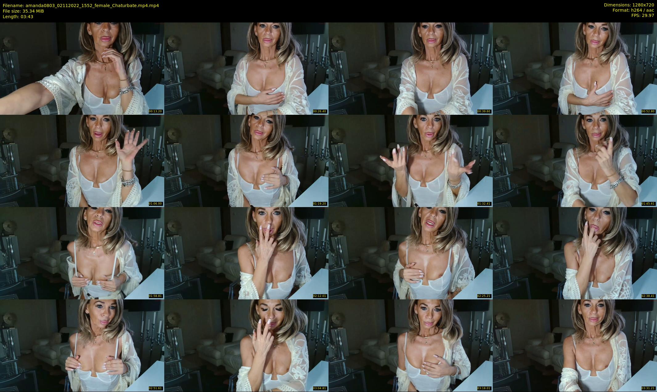 amanda0803 — 4 minute Chaturbate female cam show recording, 720p, Nov 2, 2022